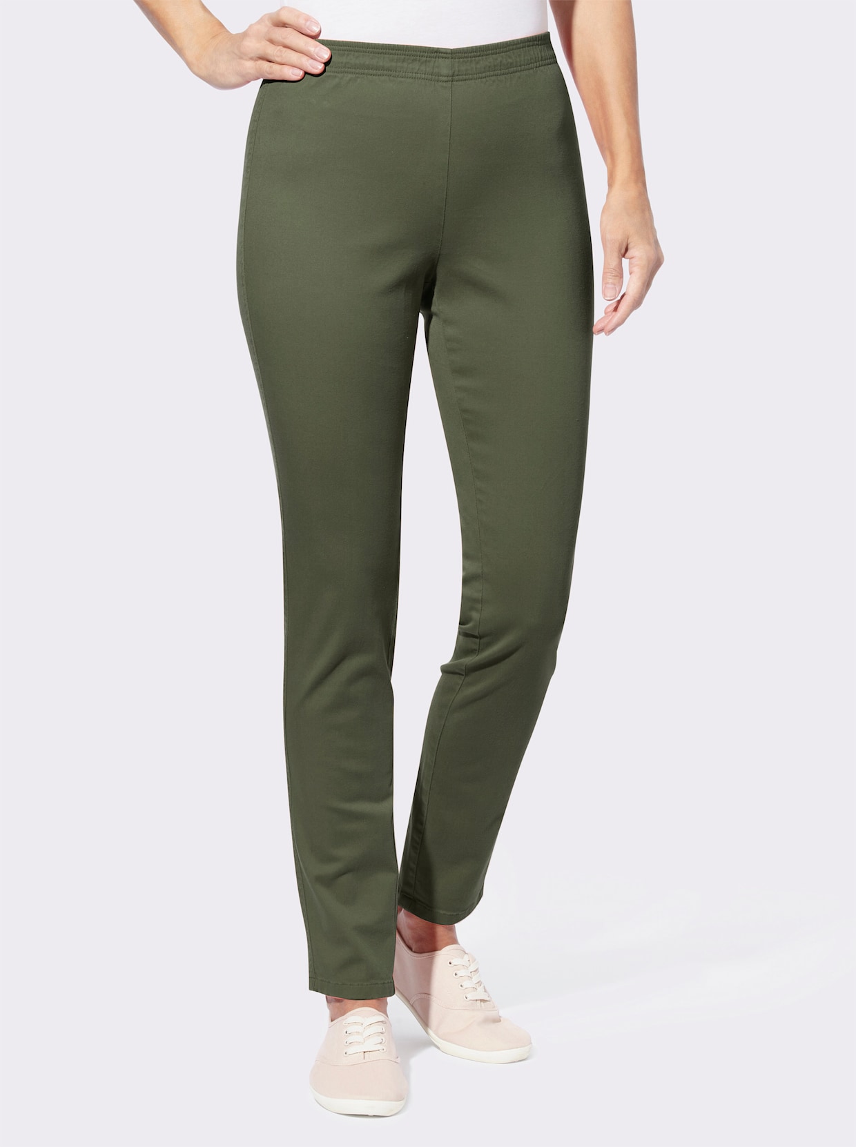 Comfortjeans - kaki