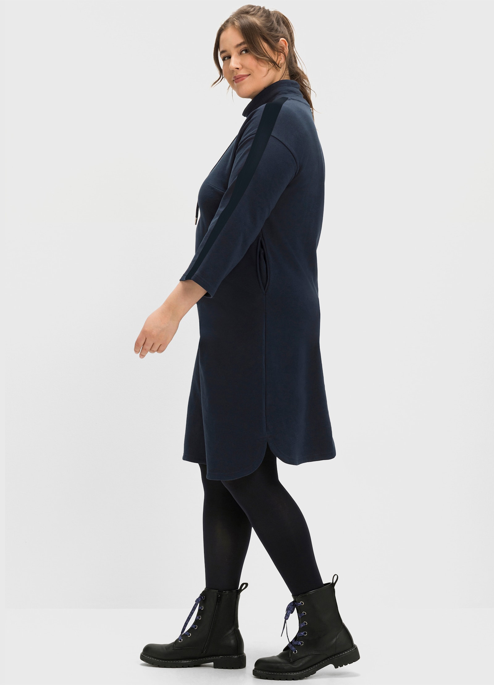 sheego Stiefelette - schwarz