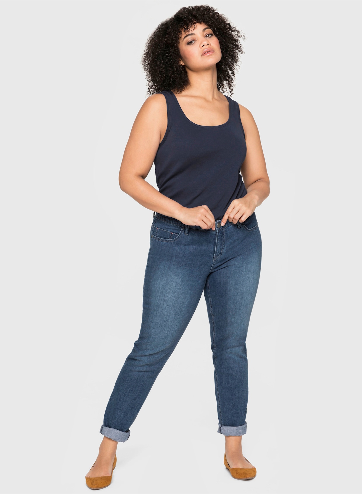 sheego Tanktop - marine