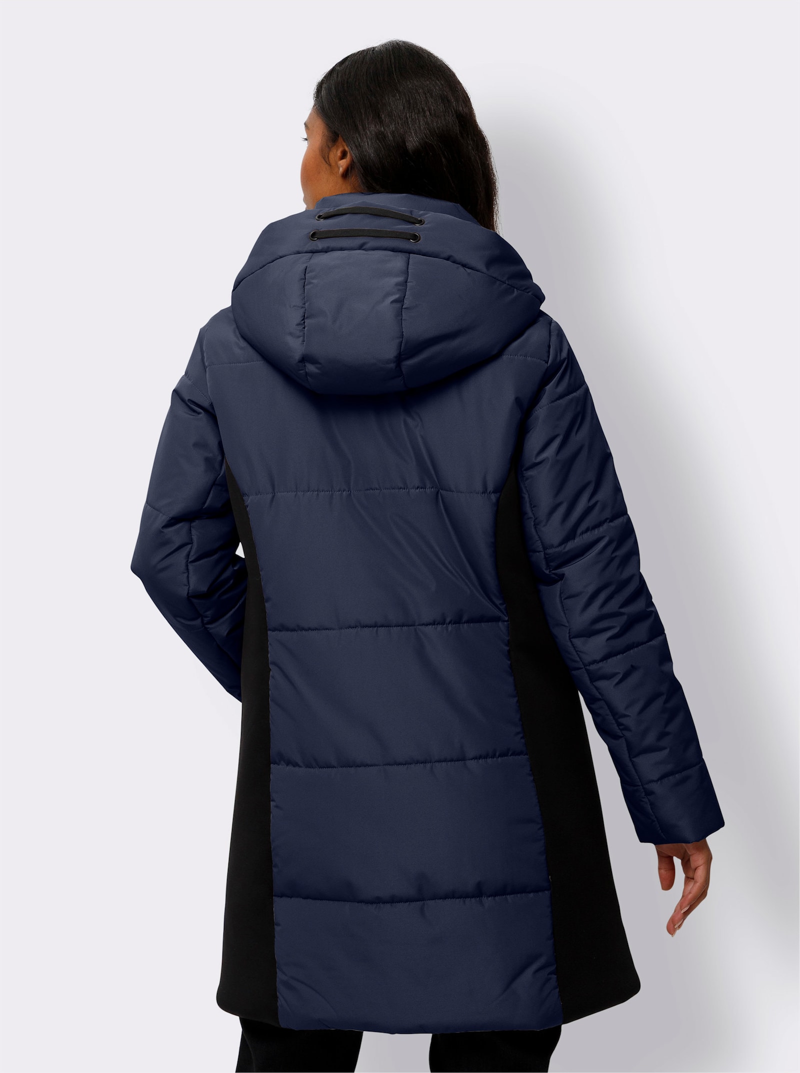 heine Longjacke mit Kapuze - marine