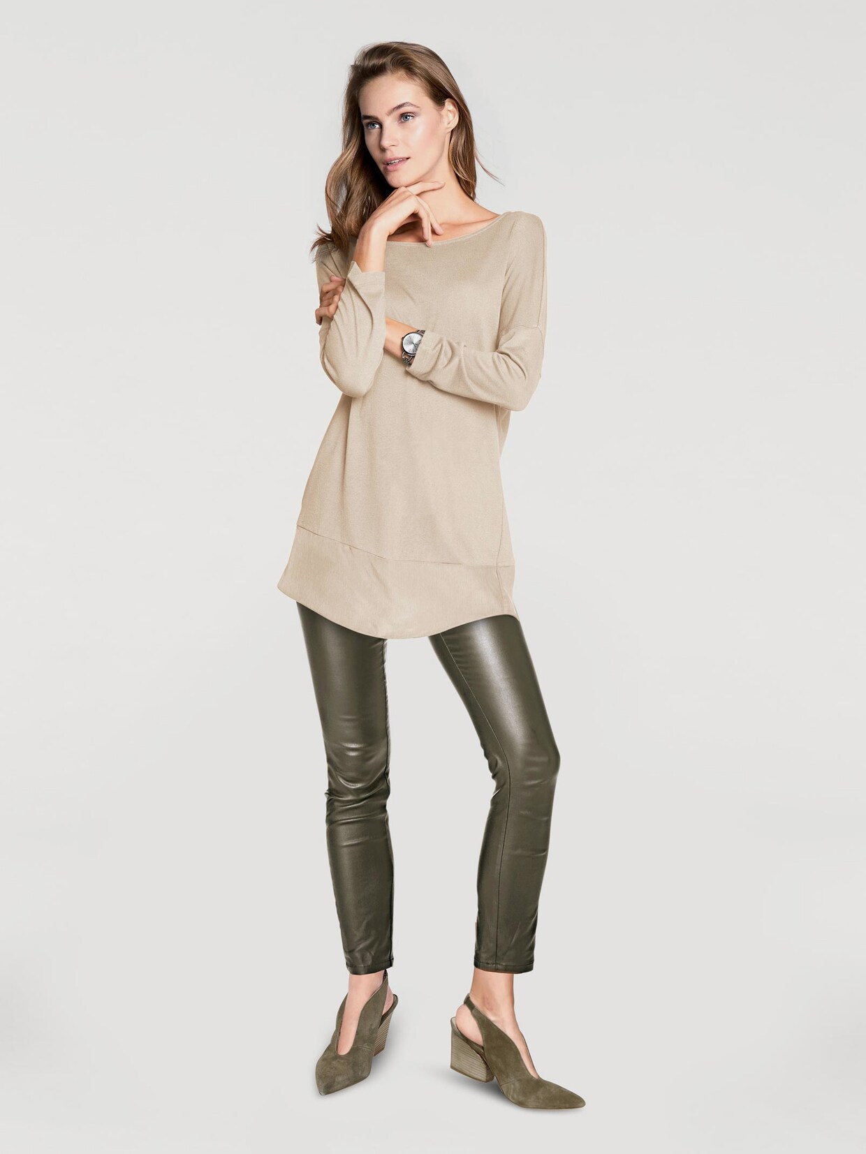 Rick Cardona Longshirt - beige