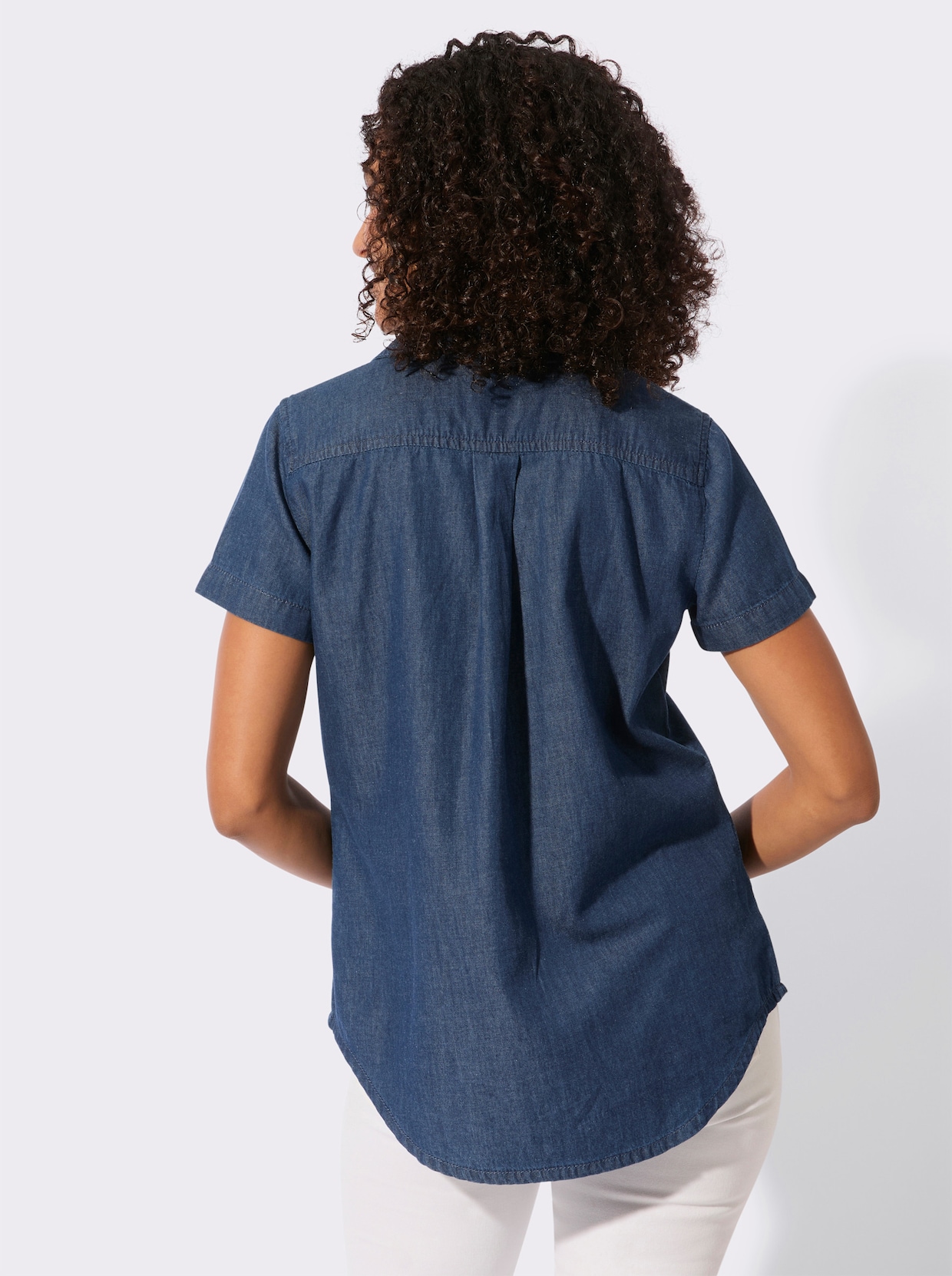 Jeanstunika - blue-stone-washed