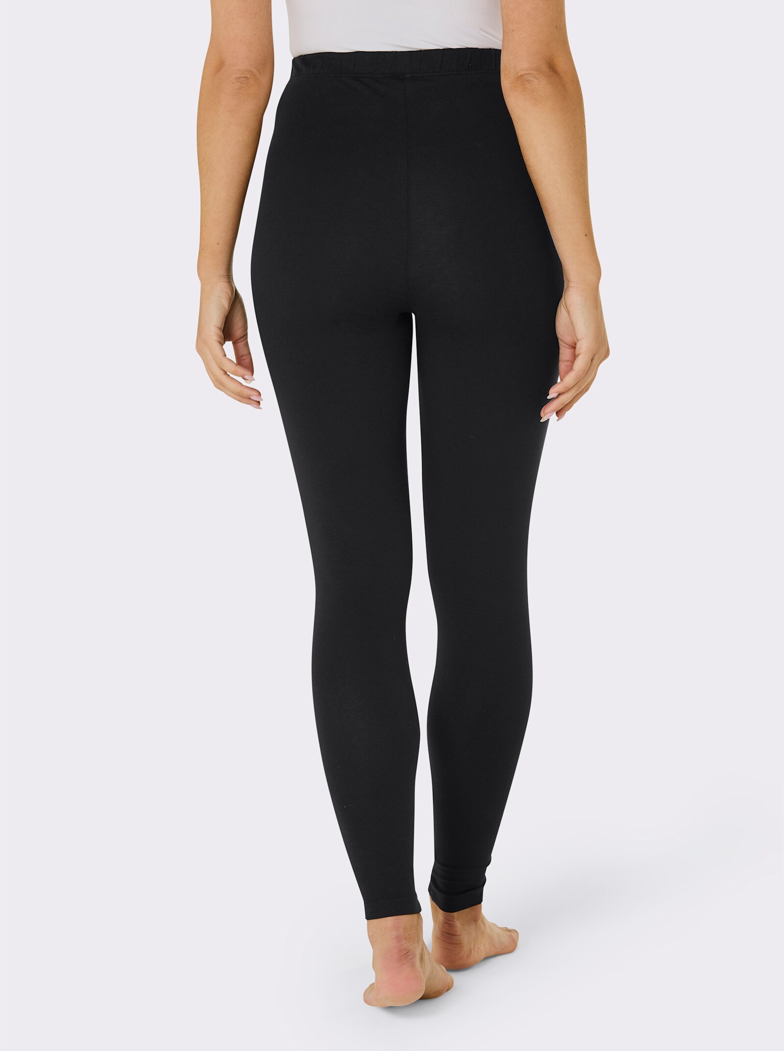 feel good Legging - zwart + zand/zwart bedrukt