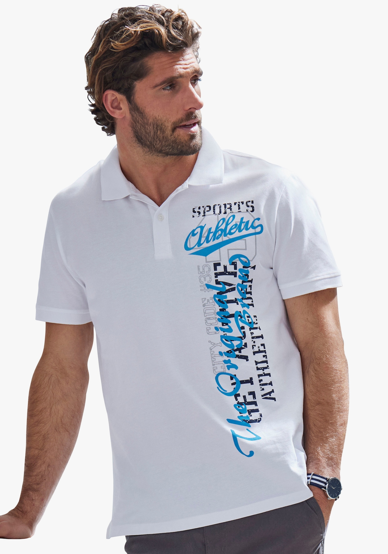 Poloshirt - weiß