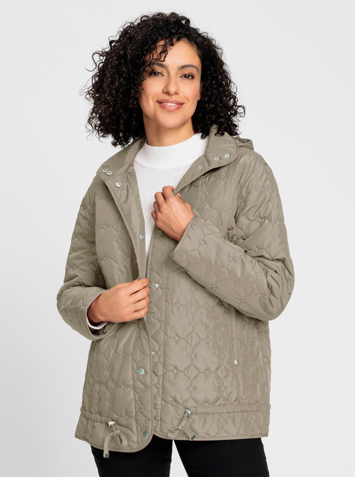 Steppjacke - schlamm