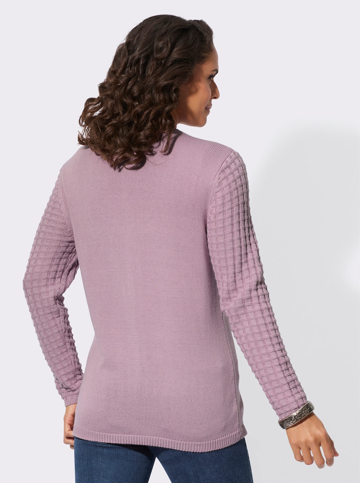 Strickjacke - mauve