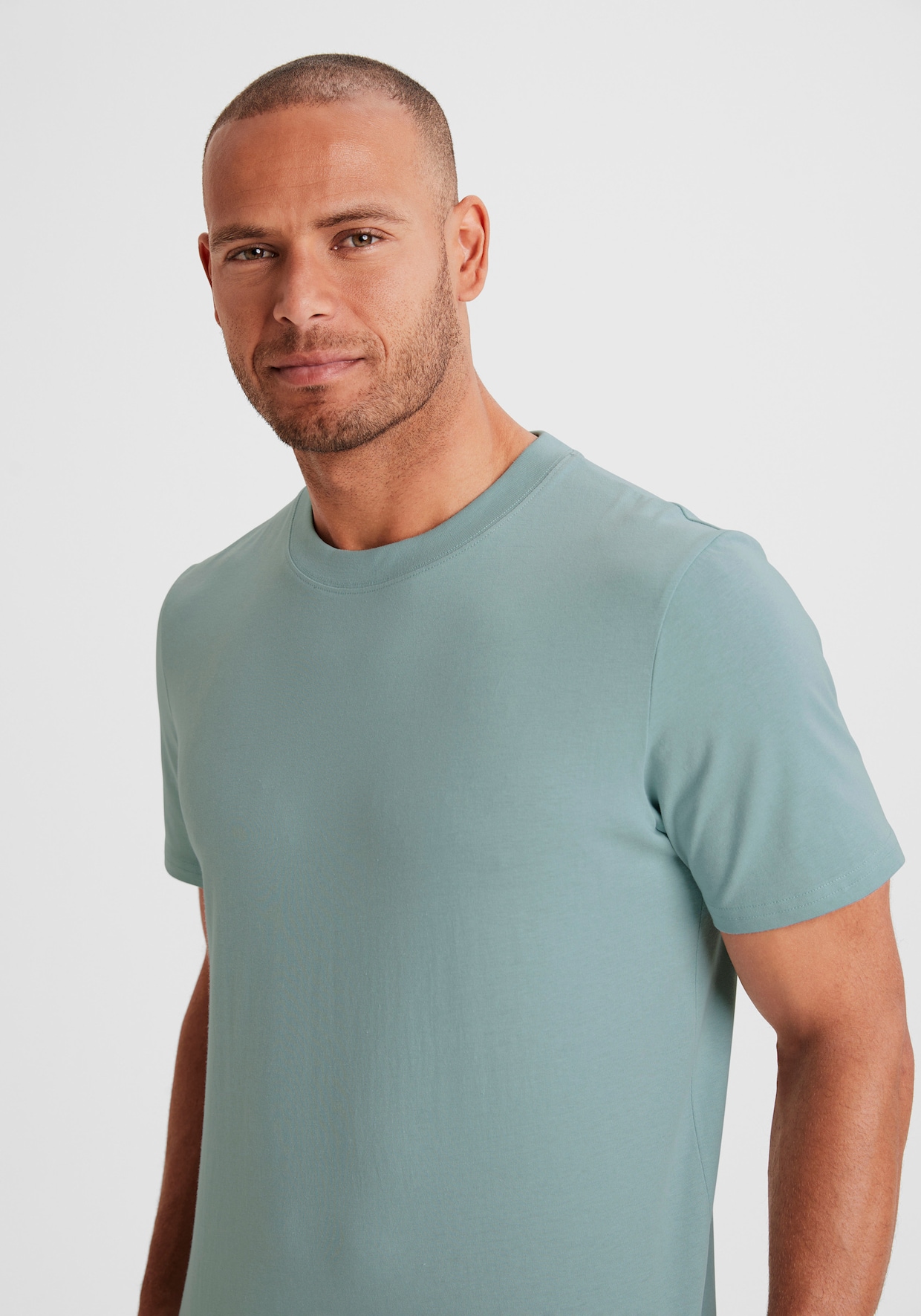 KangaROOS T-shirt - steengrijs/mint