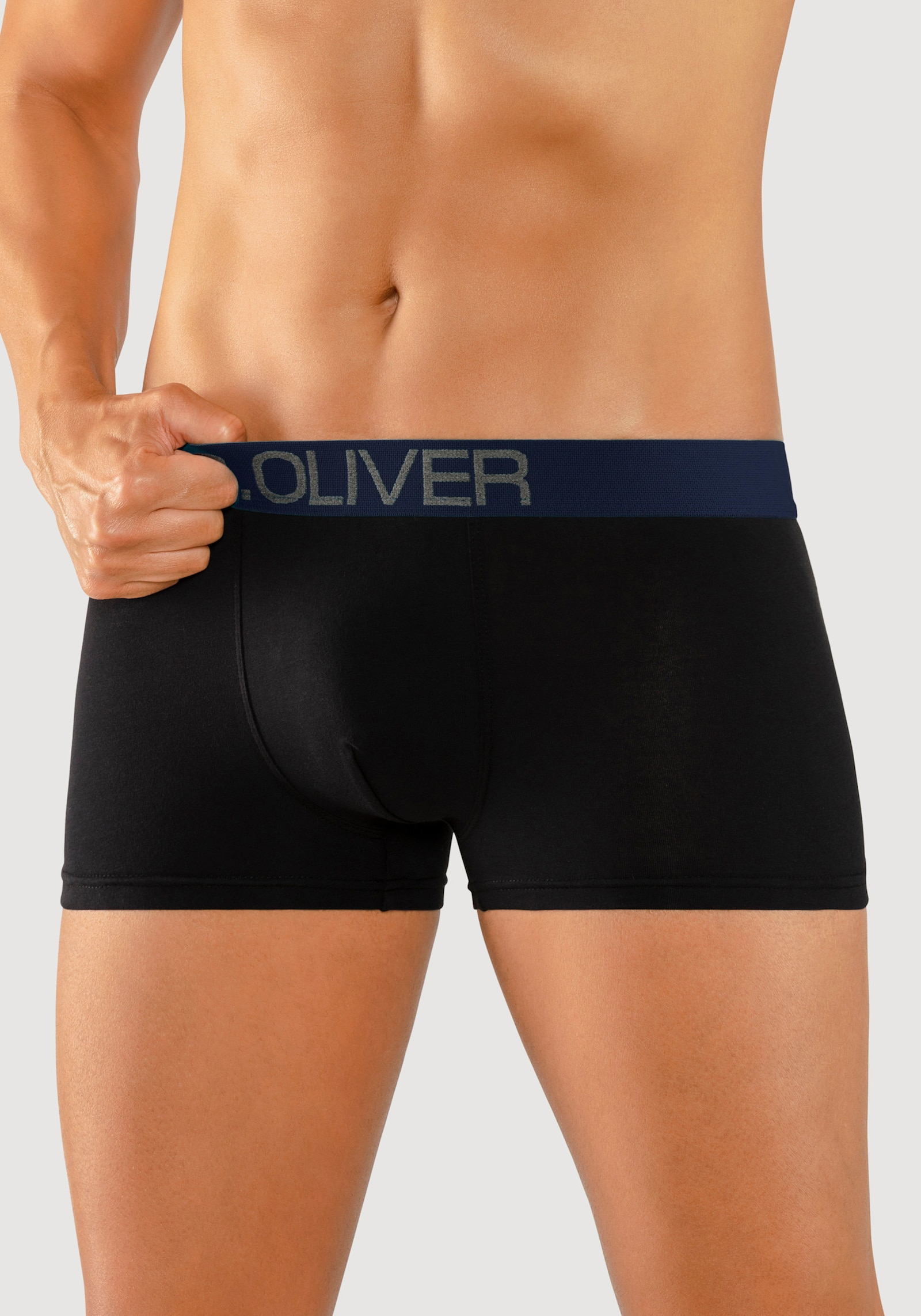 s.Oliver Hipster - schwarz-türkis, schwarz-hellblau, schwarz-marine, schwarz-royalblau