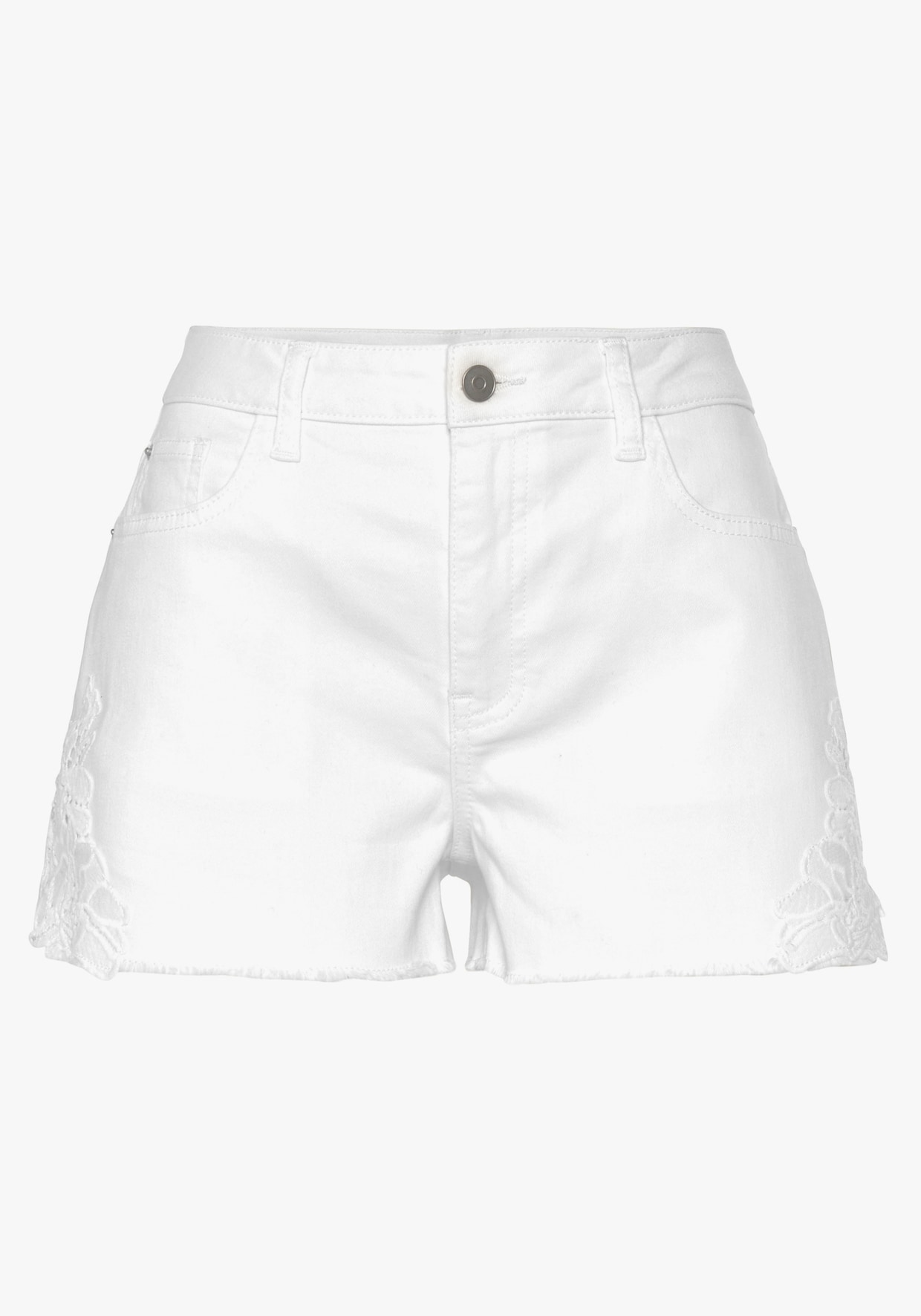 Vivance Jeansshorts - weiß