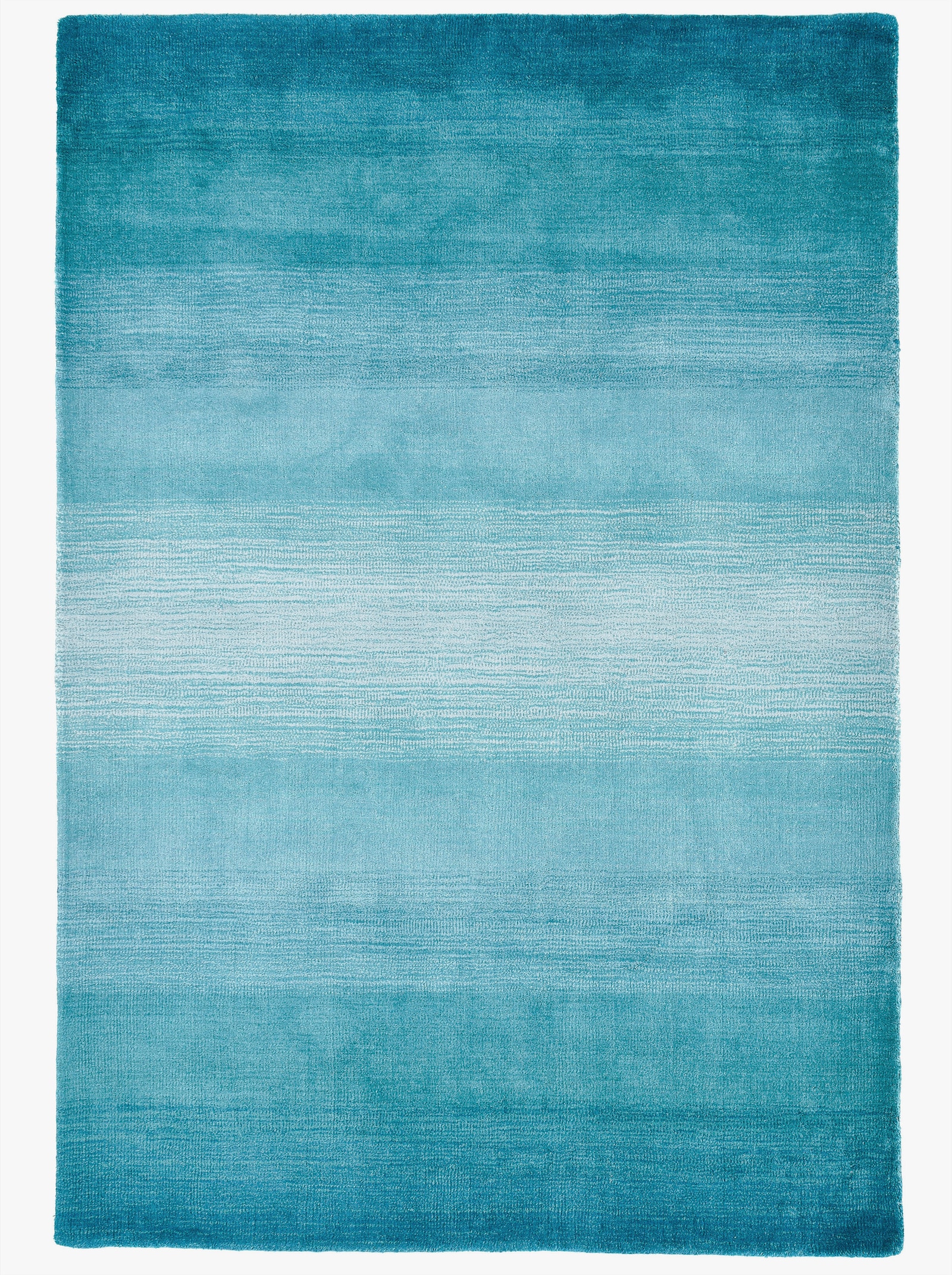 Theko Handwebteppich - türkis