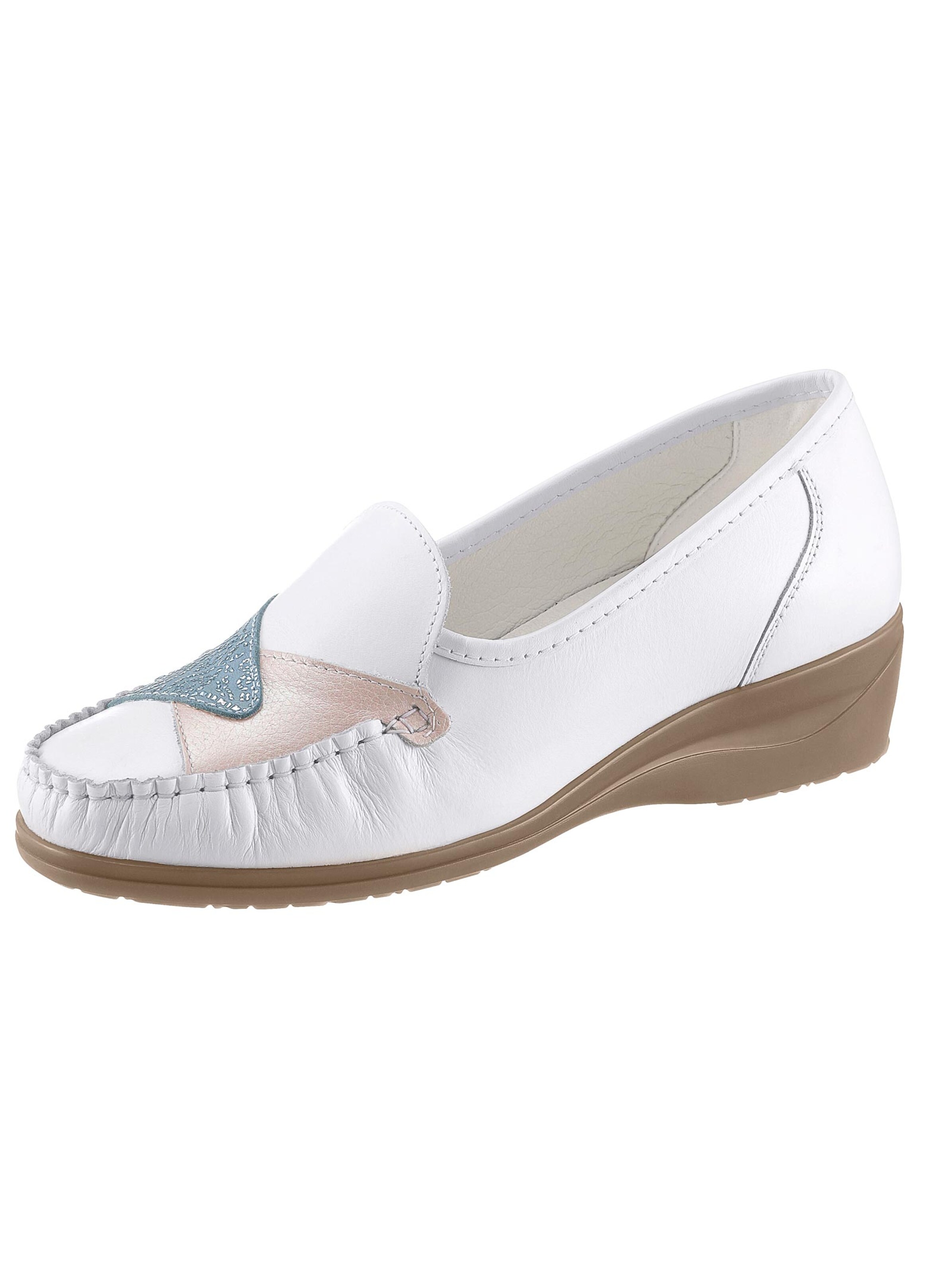 Mokassin - weiß