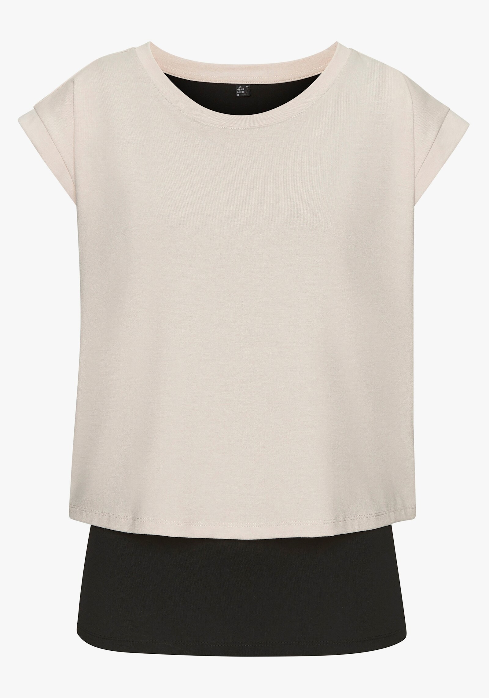 LASCANA ACTIVE Layershirt - beige, noir