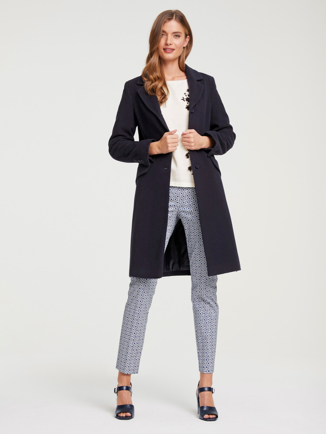 heine Manteau court - marine