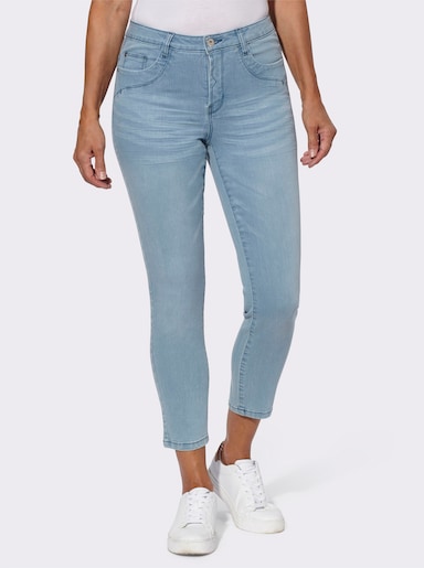 7/8-jeans - blue-bleached