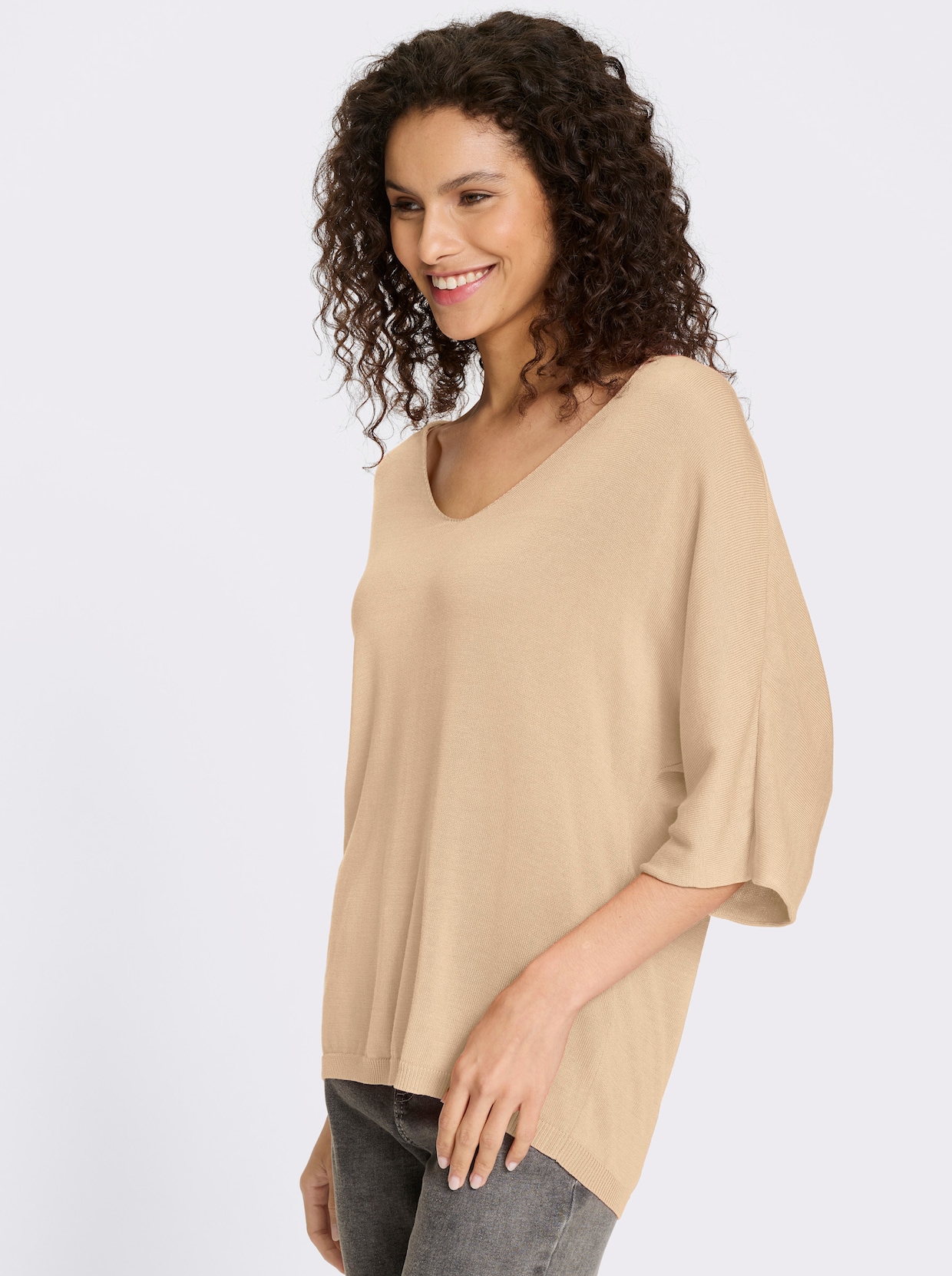 heine Feinstrickpullover - sand