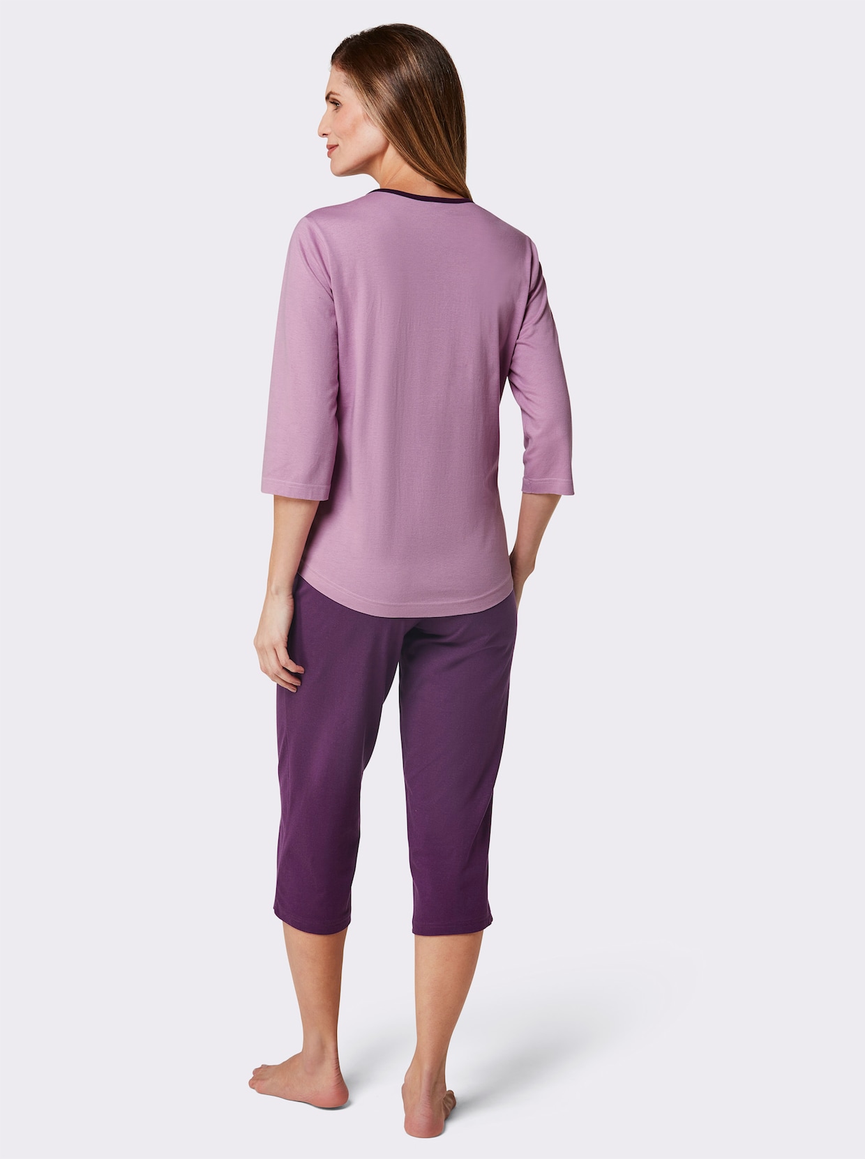 wäschepur Pyjama - orchidee/druif