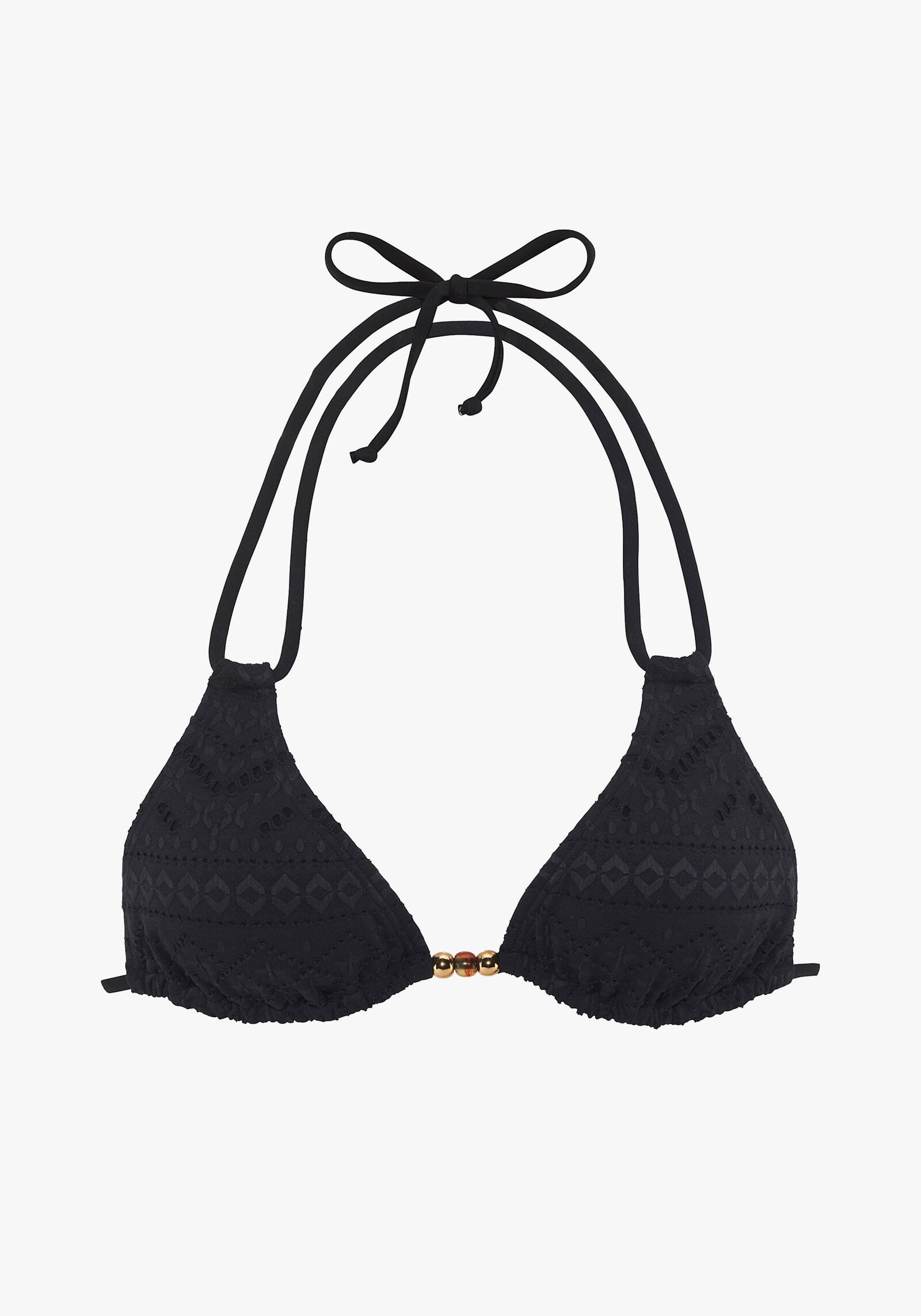 LASCANA Triangel-Bikini-Top - schwarz