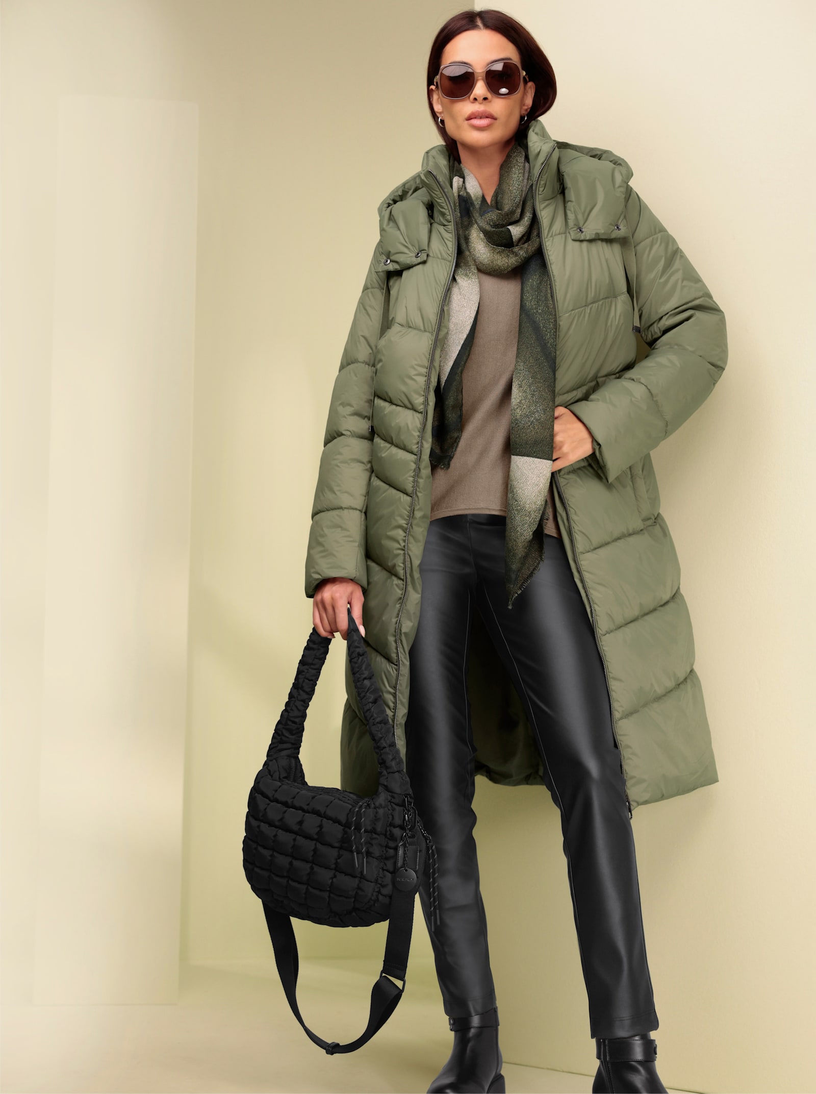 heine Leggings aus Leder-Imitat - schwarz