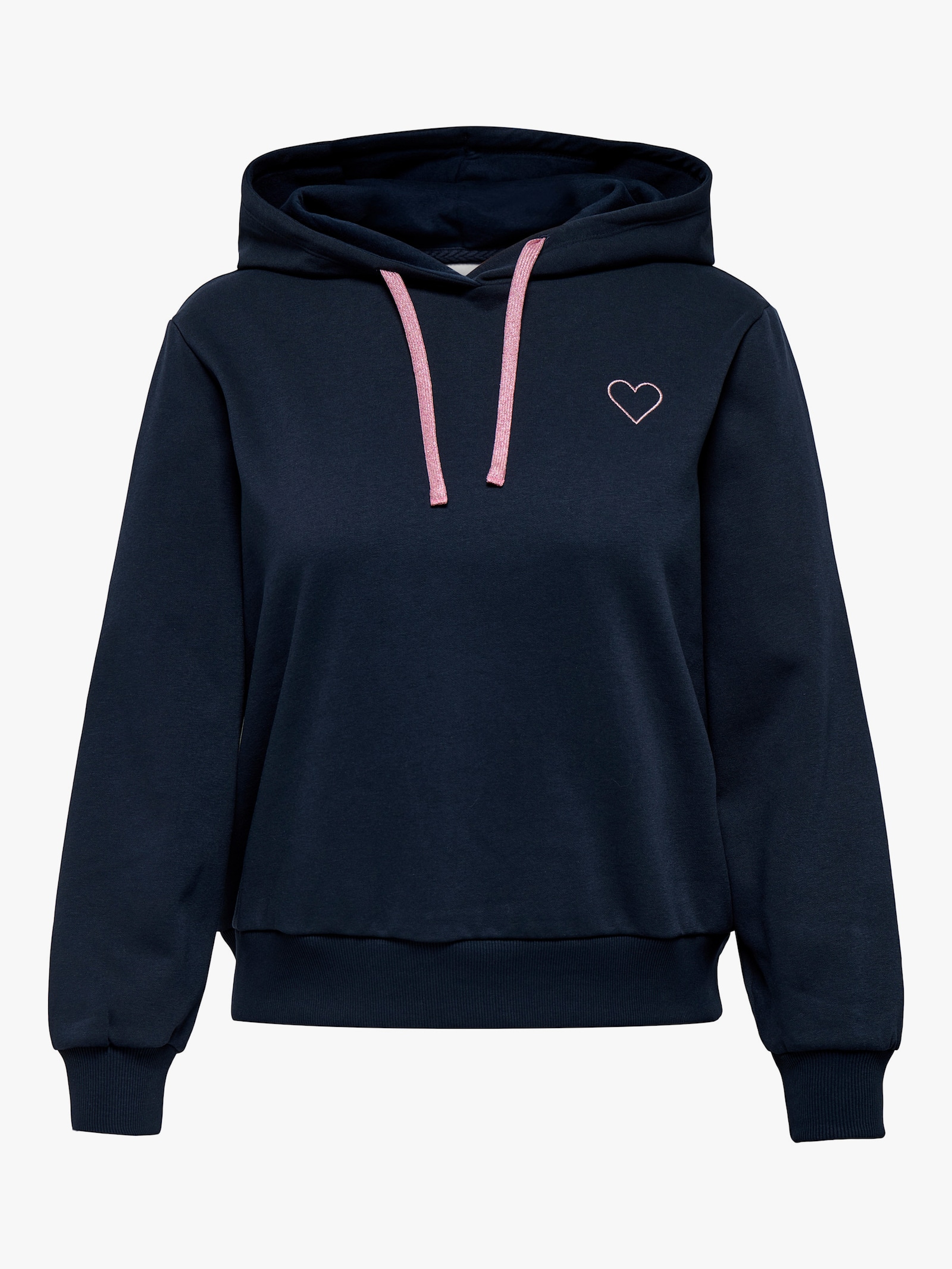 ONLY CARMAKOMA Kapuzensweatshirt - night sky detail:rose gold strings + heart emb