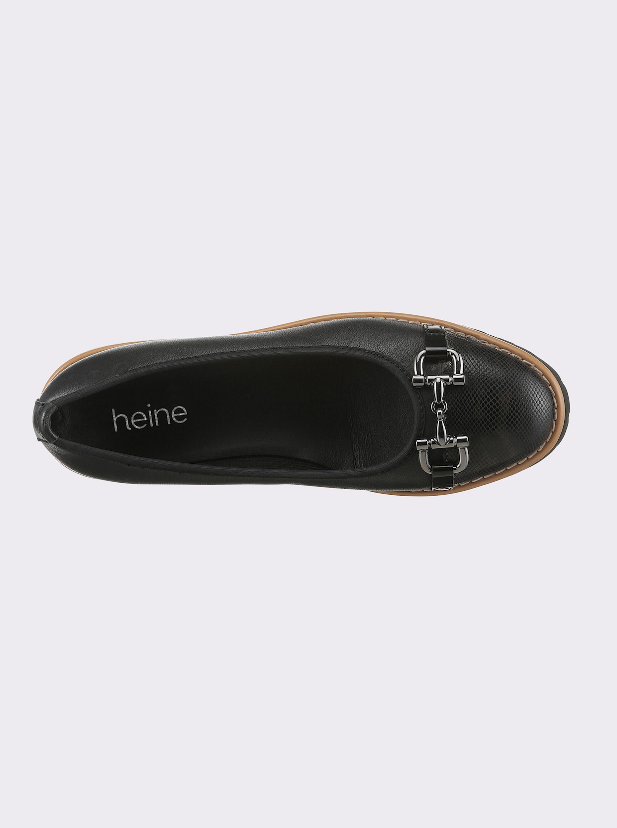 heine ballerina - zwart