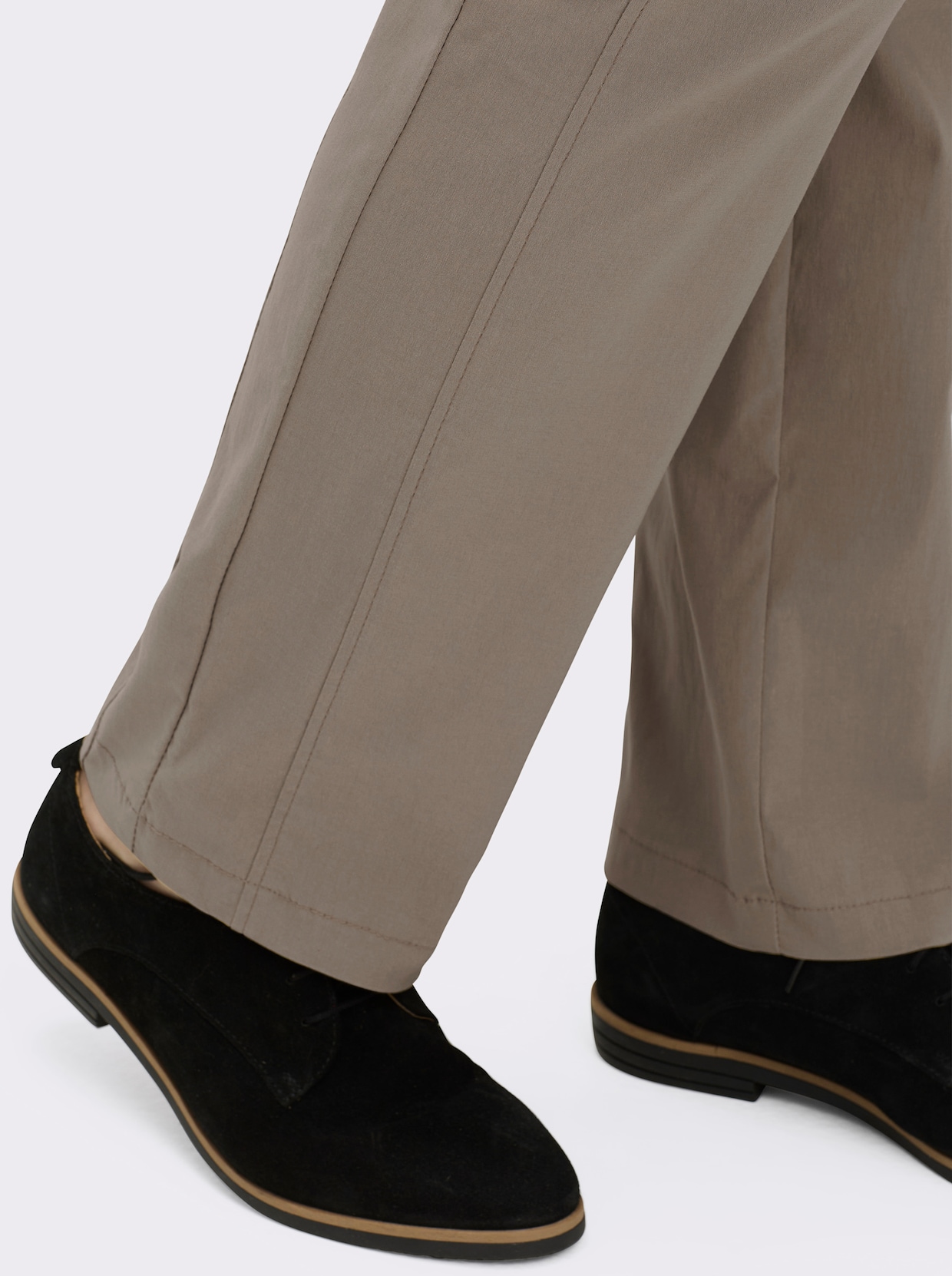Stehmann Comfort line Hose mit Dehnbund, Viskose-Qualität - taupe