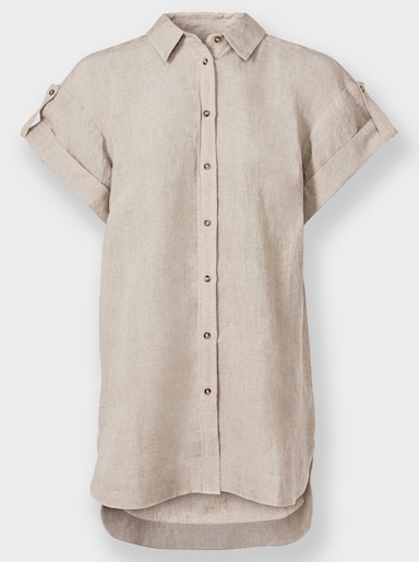heine Leinenbluse - sand-meliert