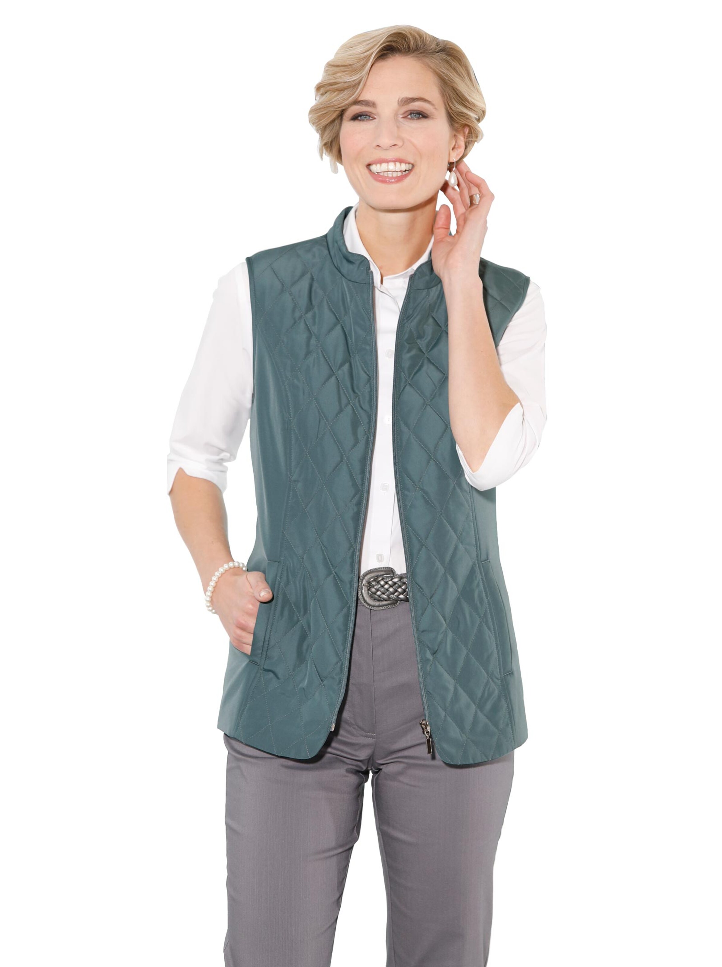 Weste - wintertürkis