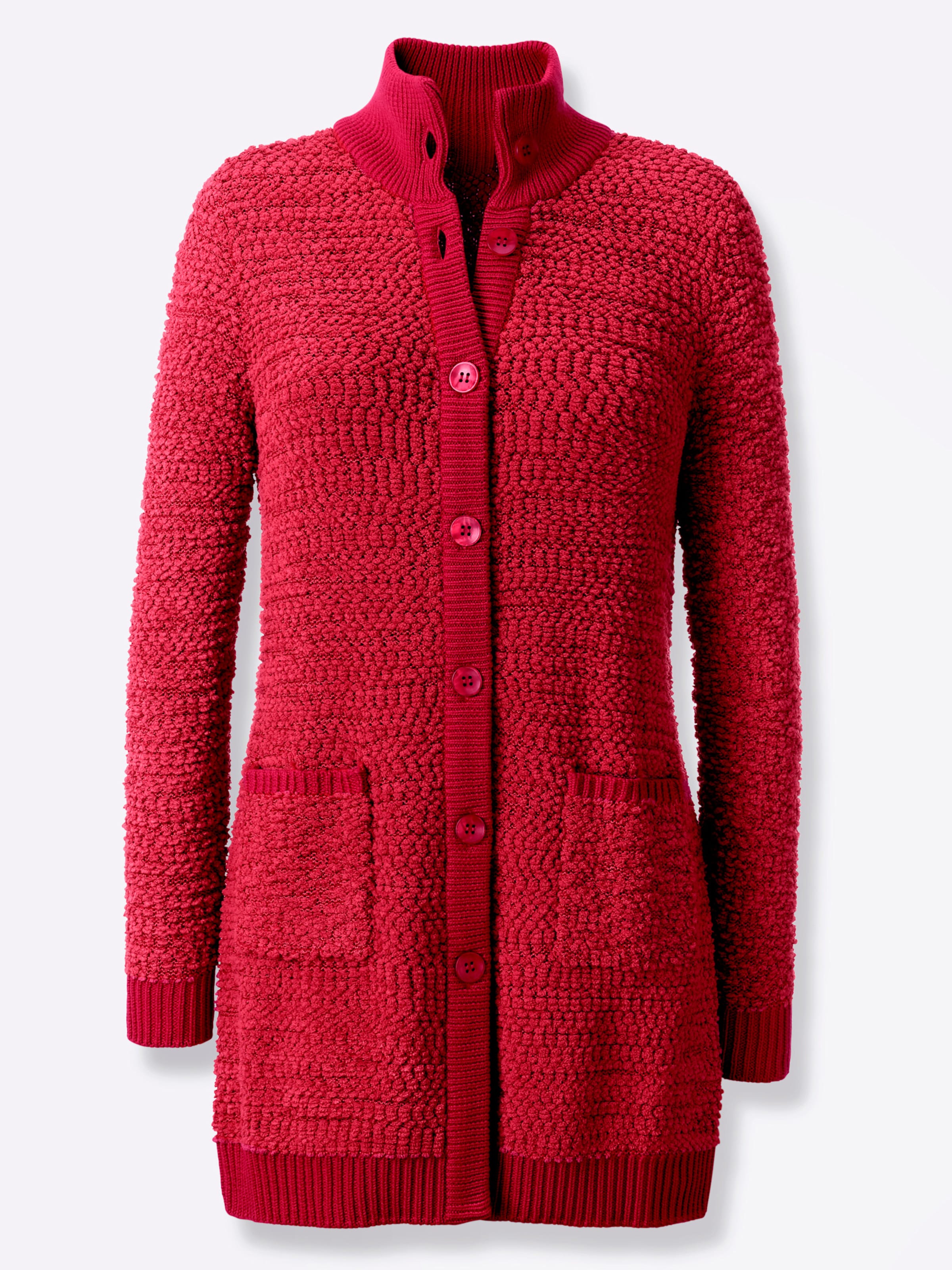 Longstrickjacke