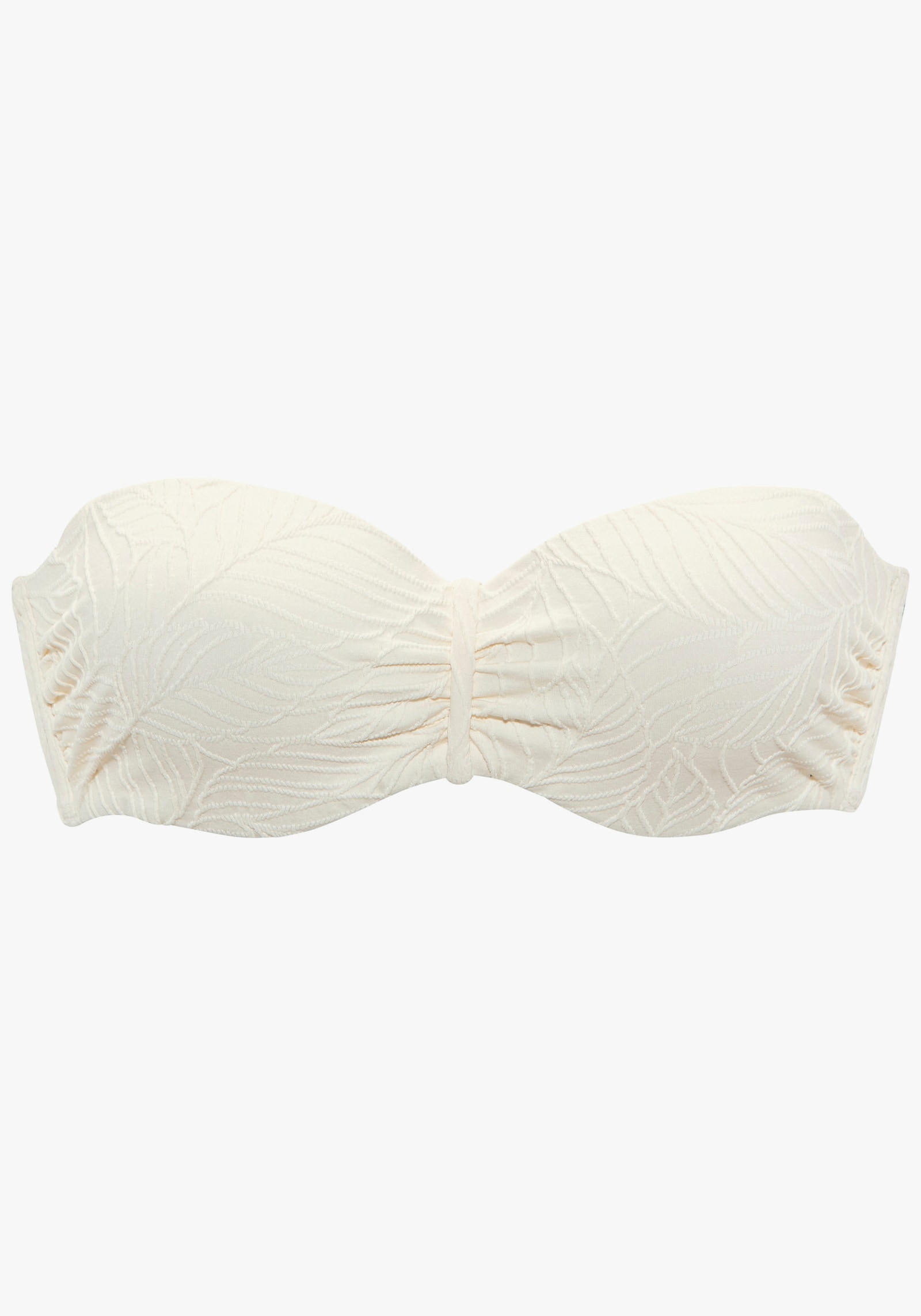 LASCANA Bügel-Bandeau-Bikini-Top - creme