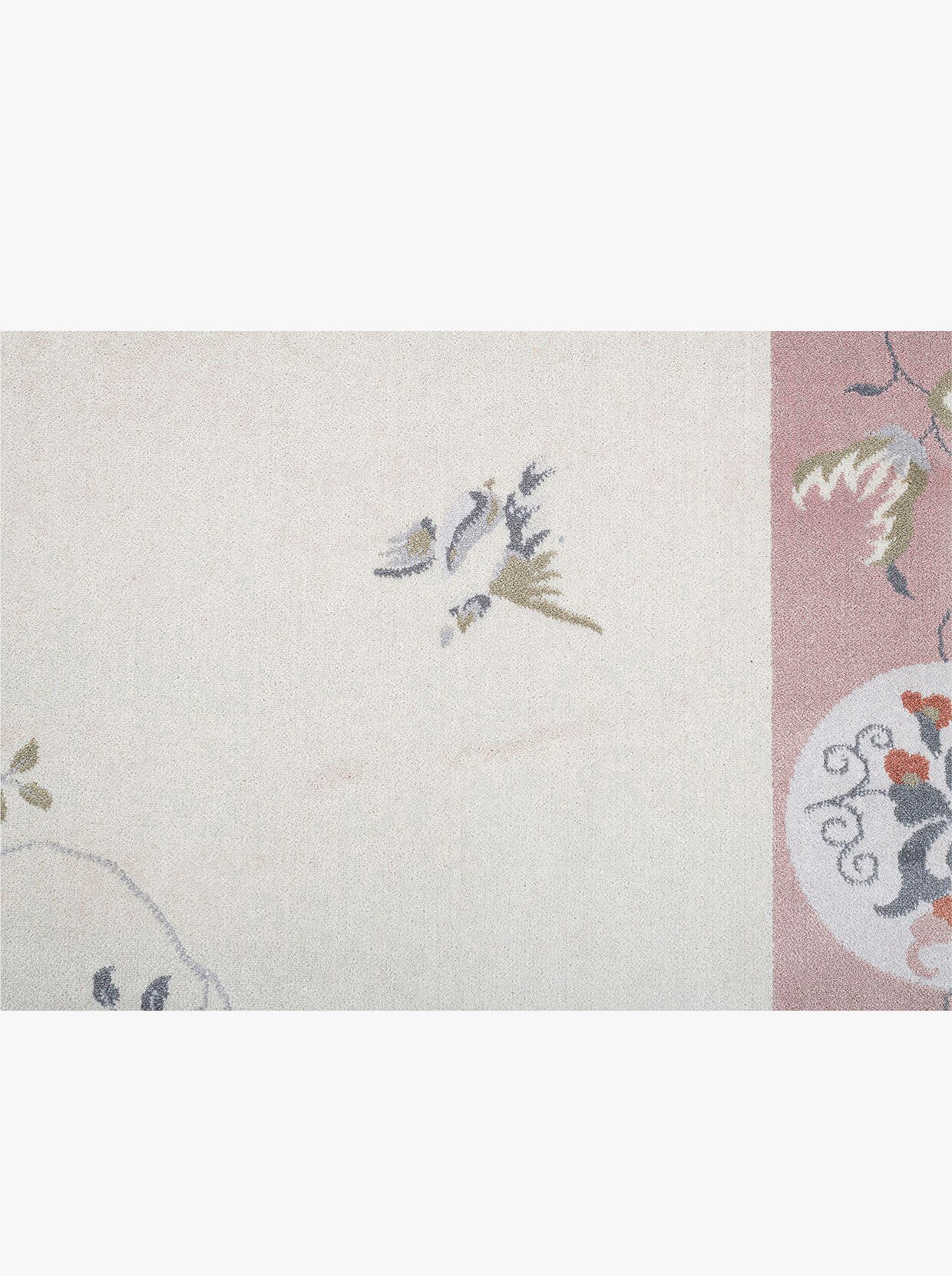 Theko Teppich - rosa