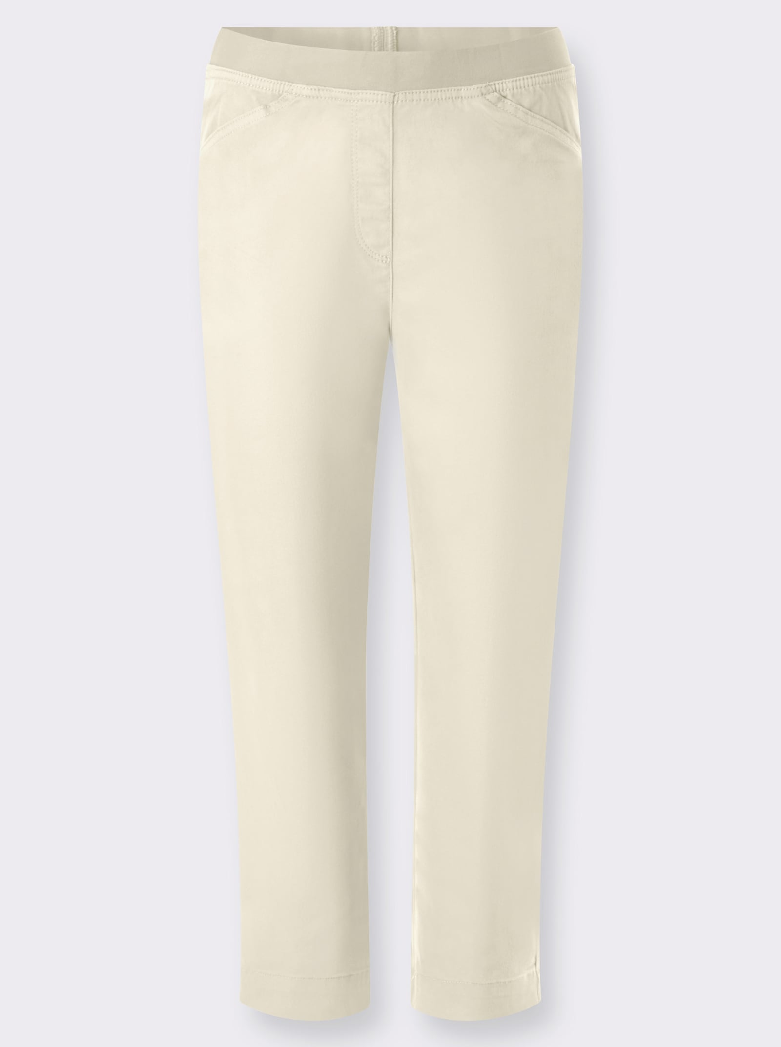 heine Caprihose mit Dehnbund - ecru