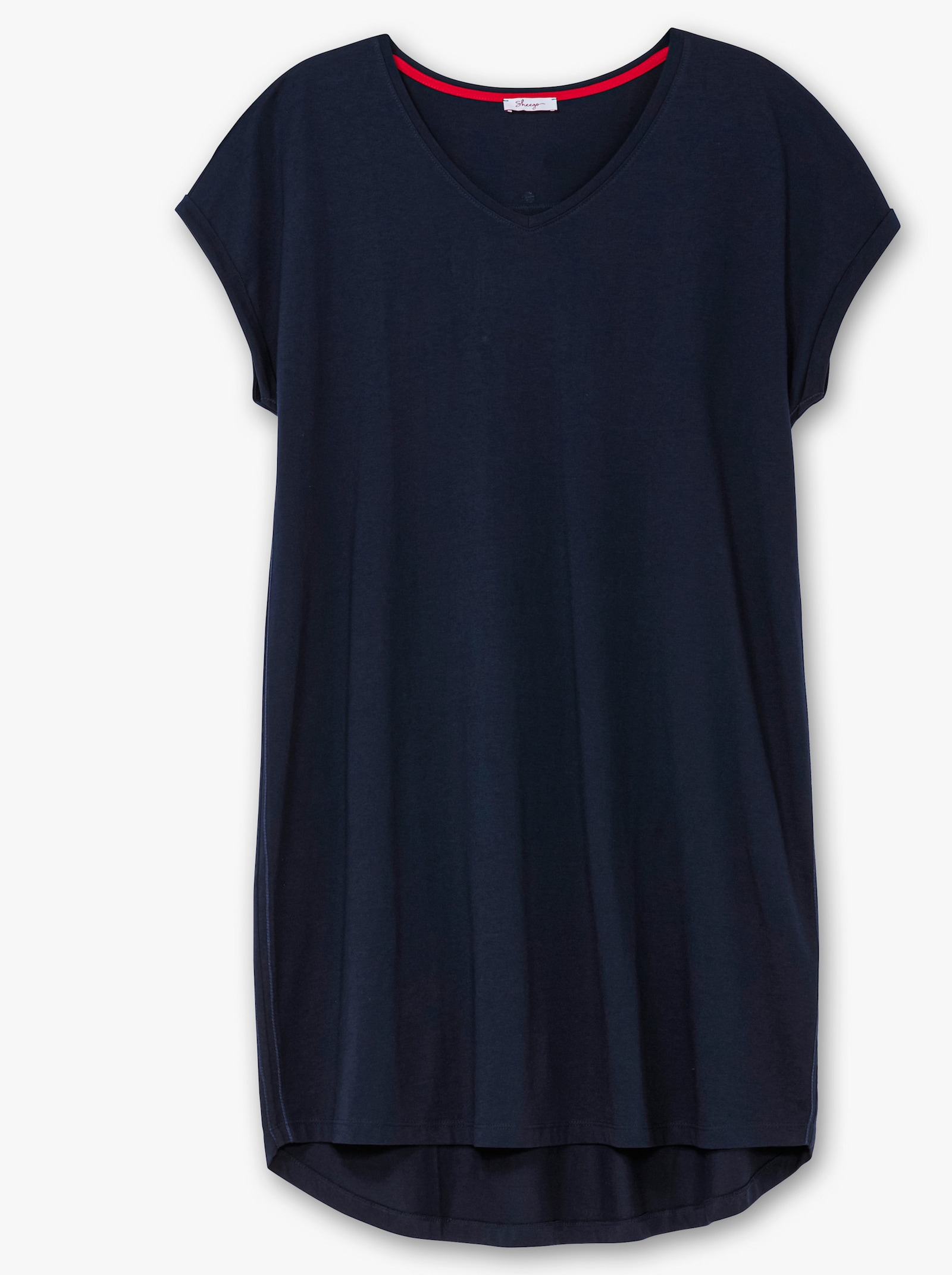 sheego Shirtkleid in Oversizeform - marine