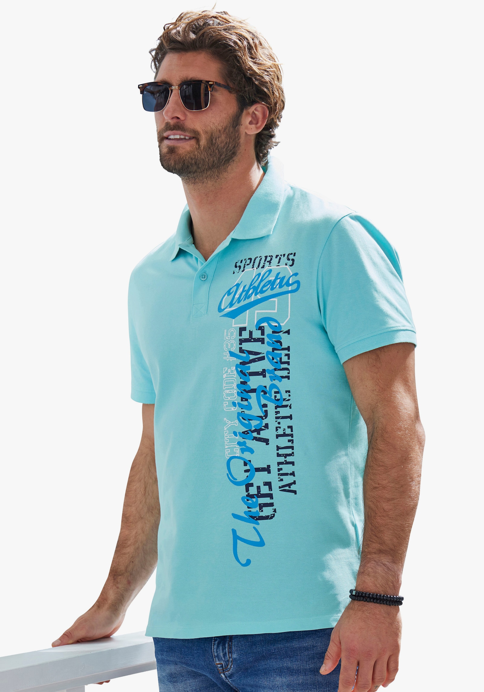 John Devin Poloshirt - türkis