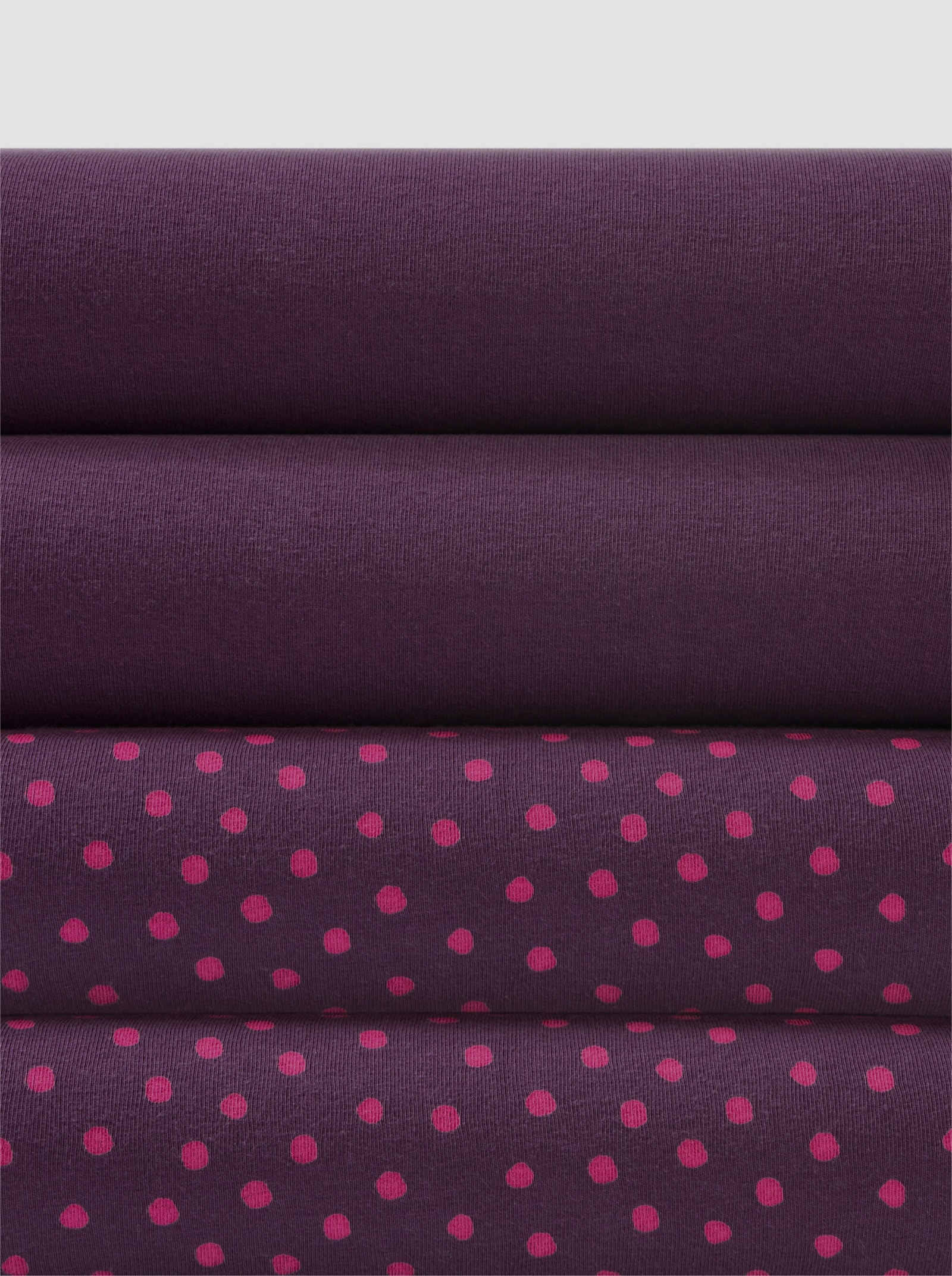 wäschepur Taillenslip - 2x bedruckt + traube + magenta