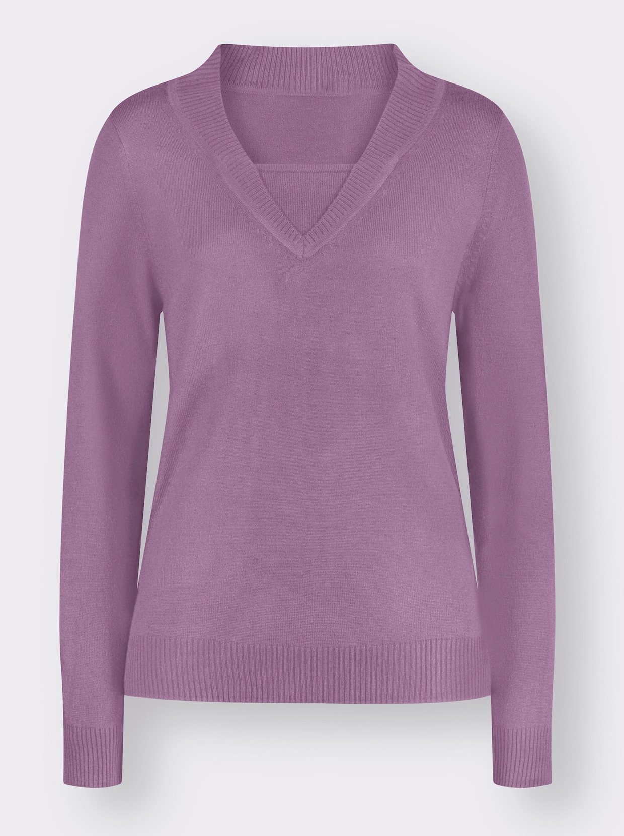 2-in-1-pullover - orchidee