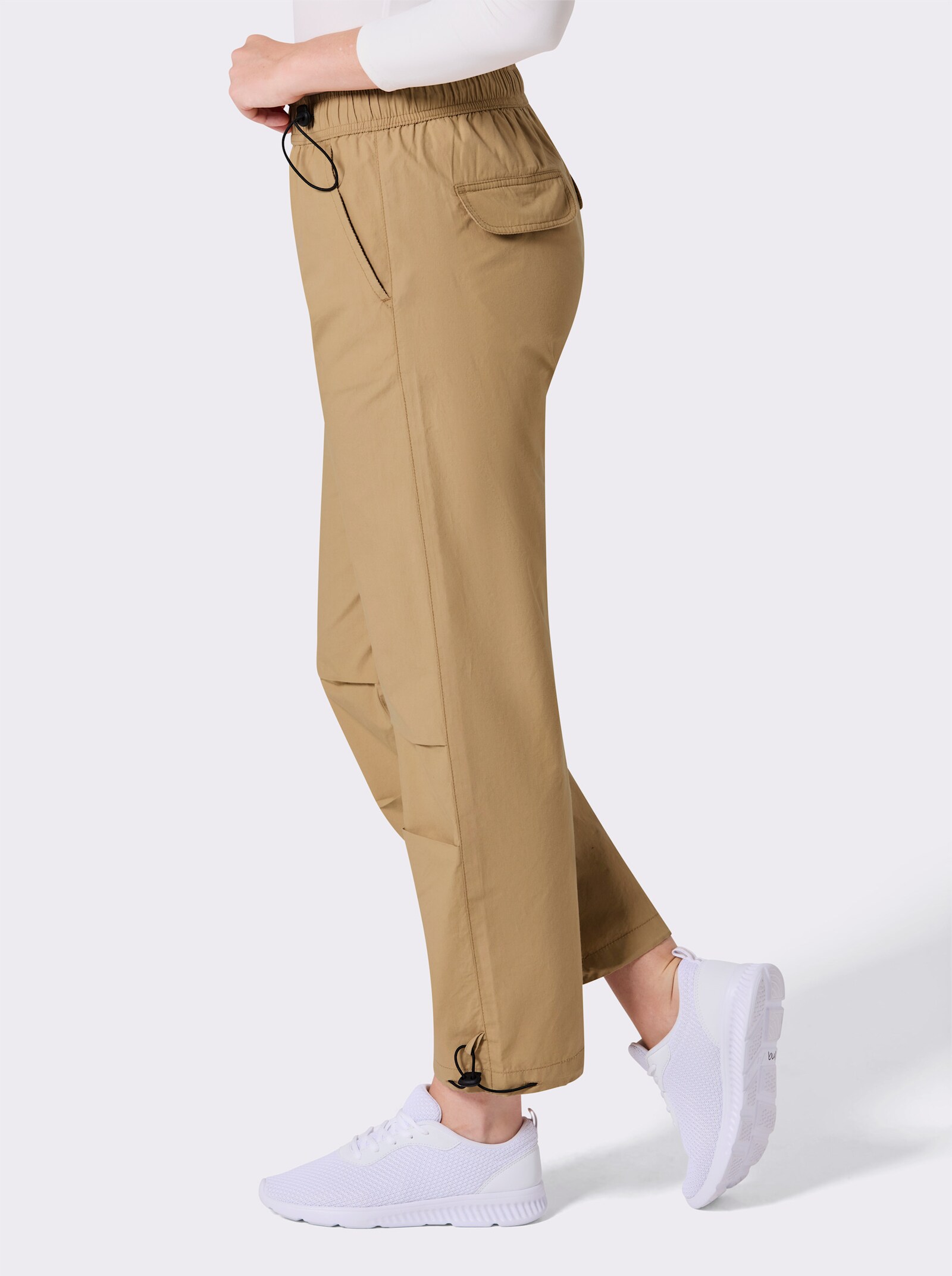 Catamaran Sports Freizeithose mit Pattentaschen hinten - camel