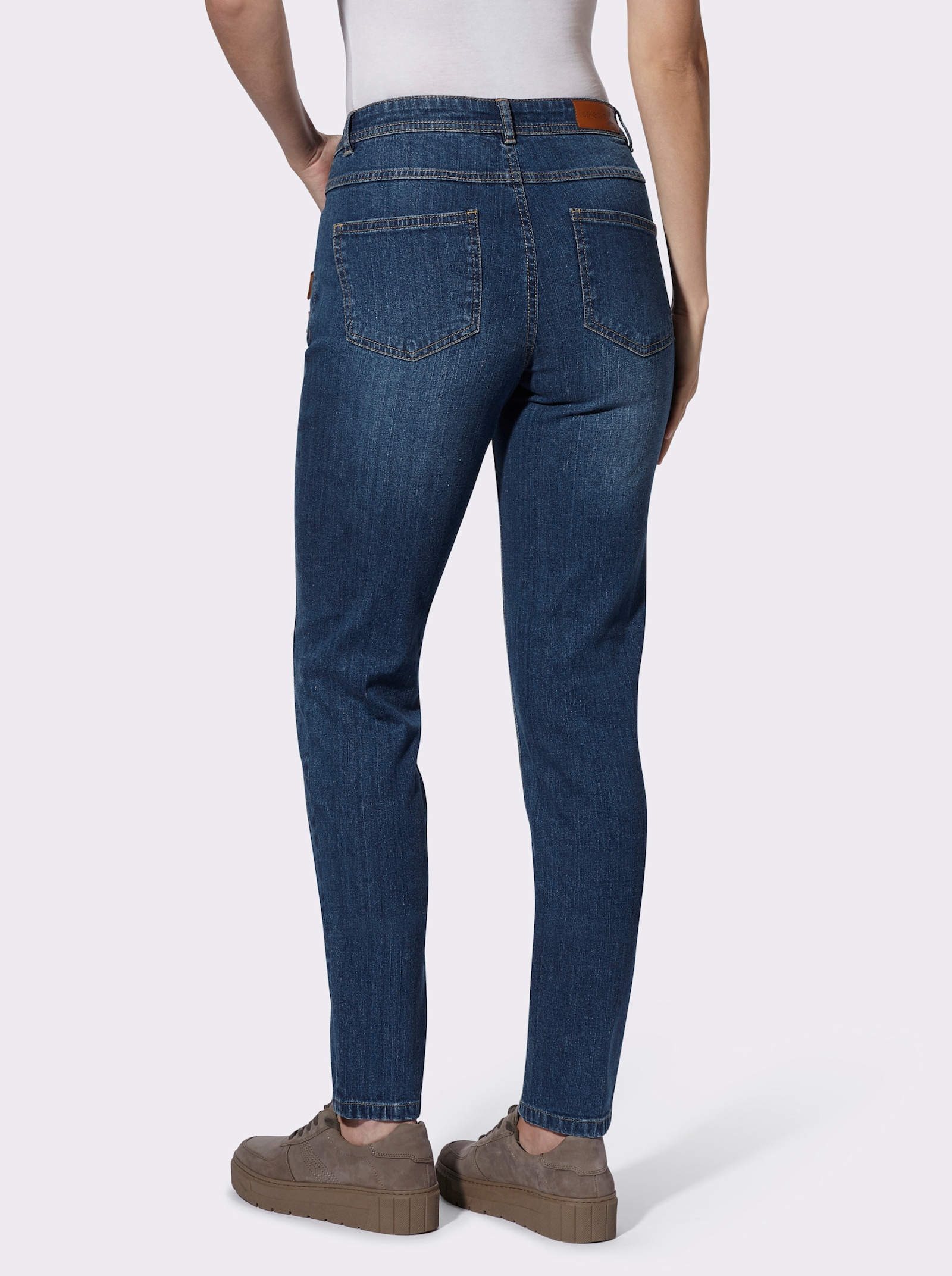 Jeans met modieuze wassing - blue-stonewashed