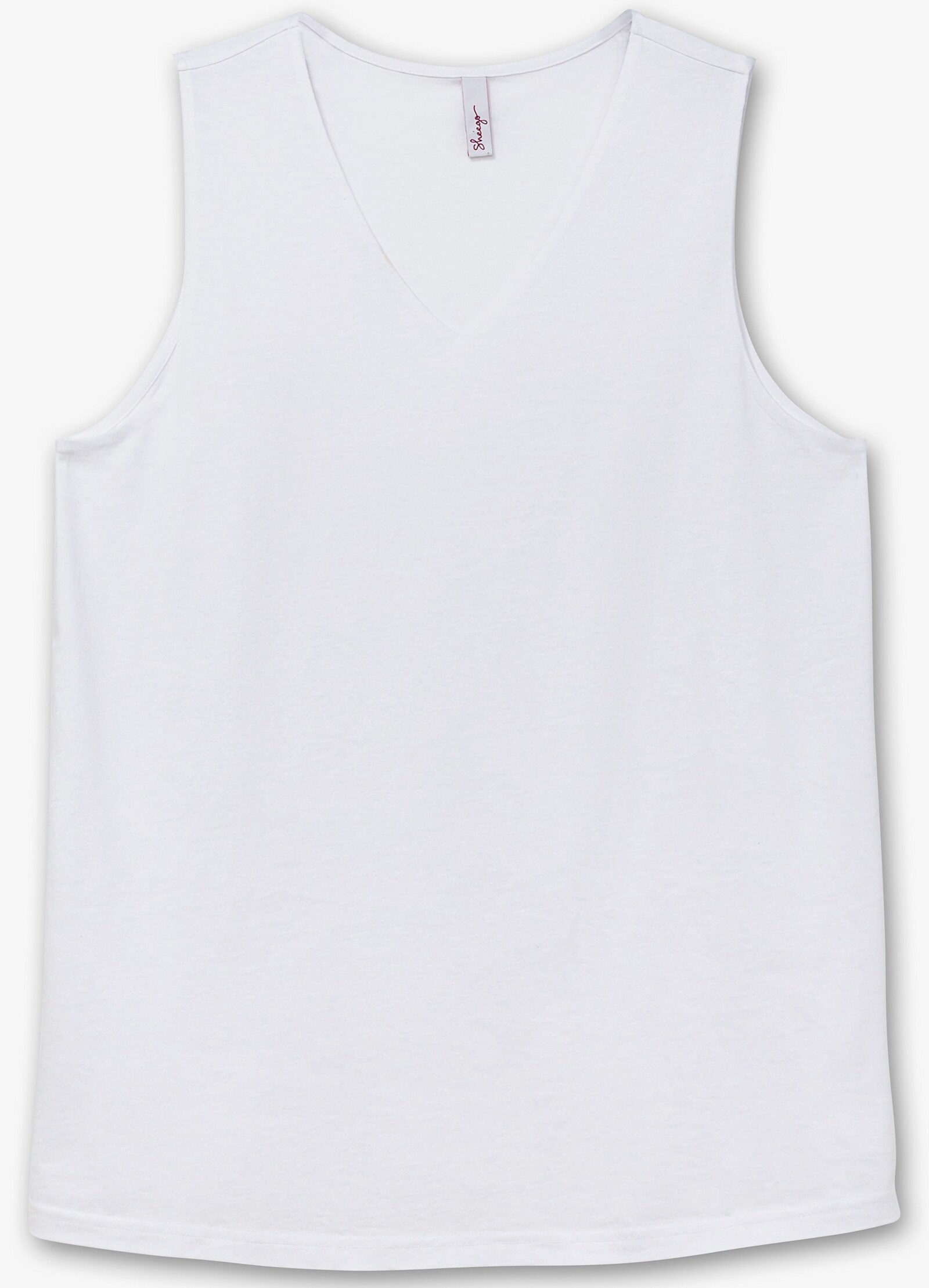 sheego Débardeur avec devant doublé - blanc