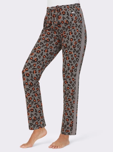 feel good Broek - grau-papaya