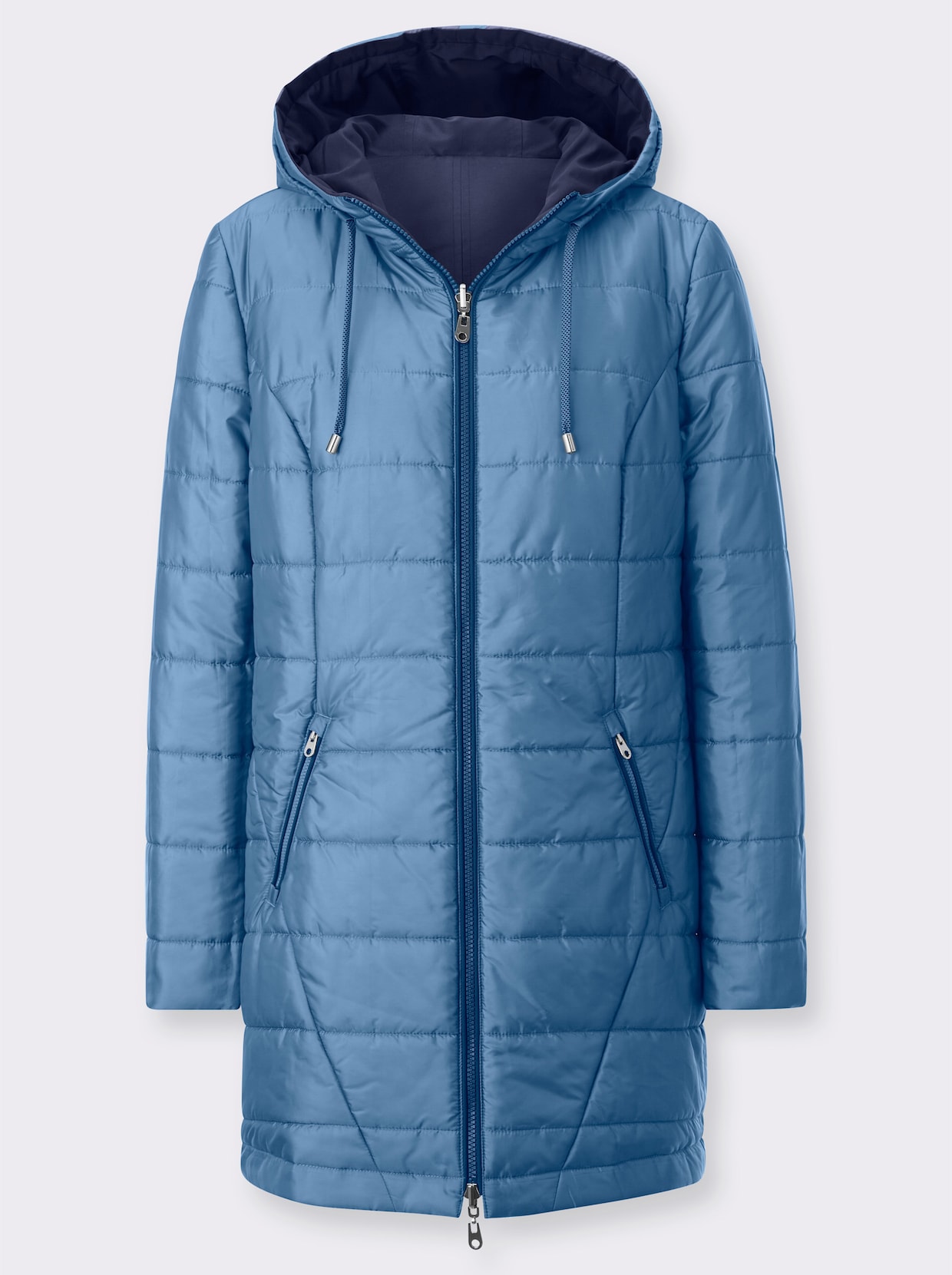 Wendejacke - marine-mittelblau