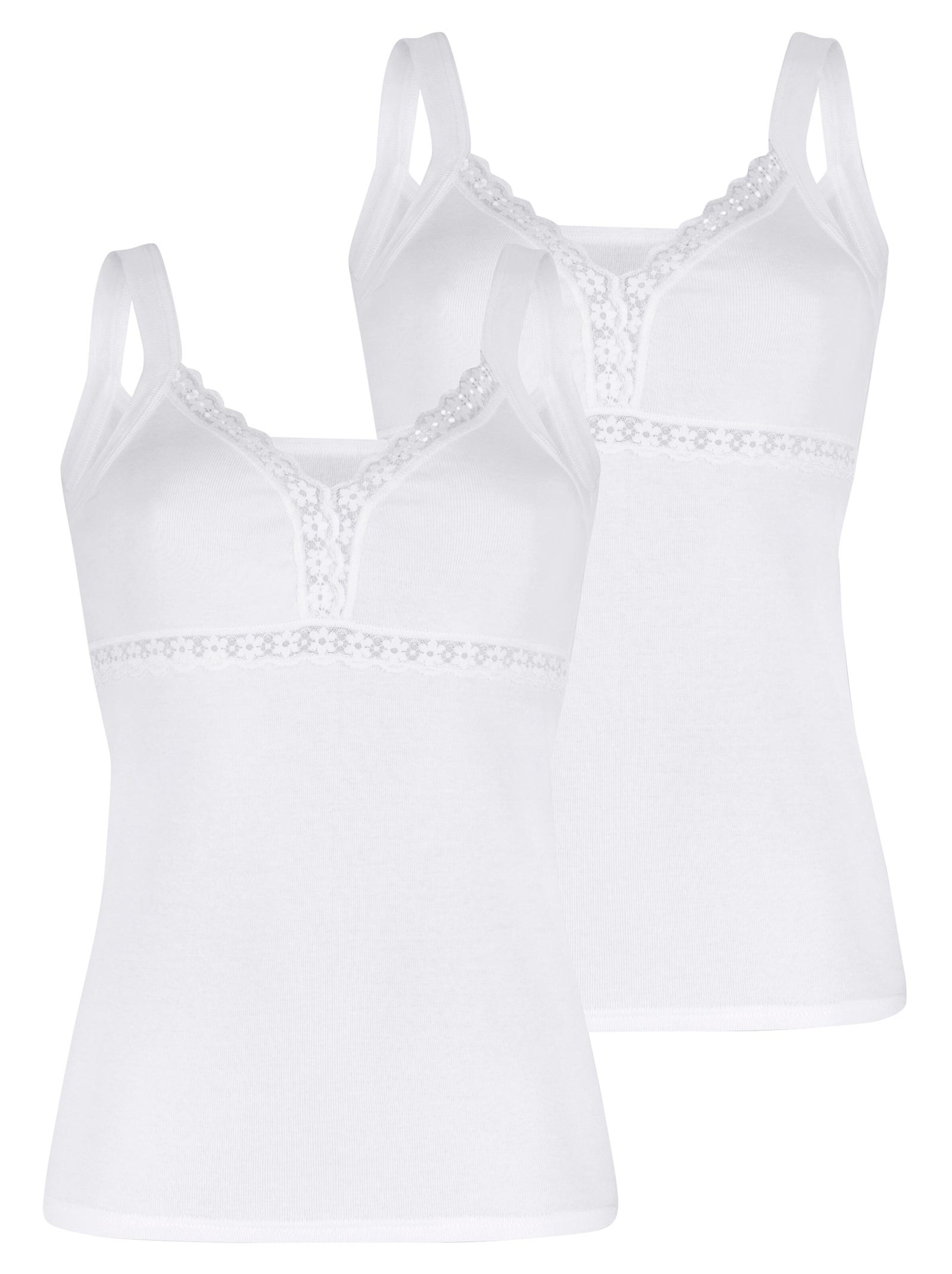 wäschepur BH-Hemd - weiß