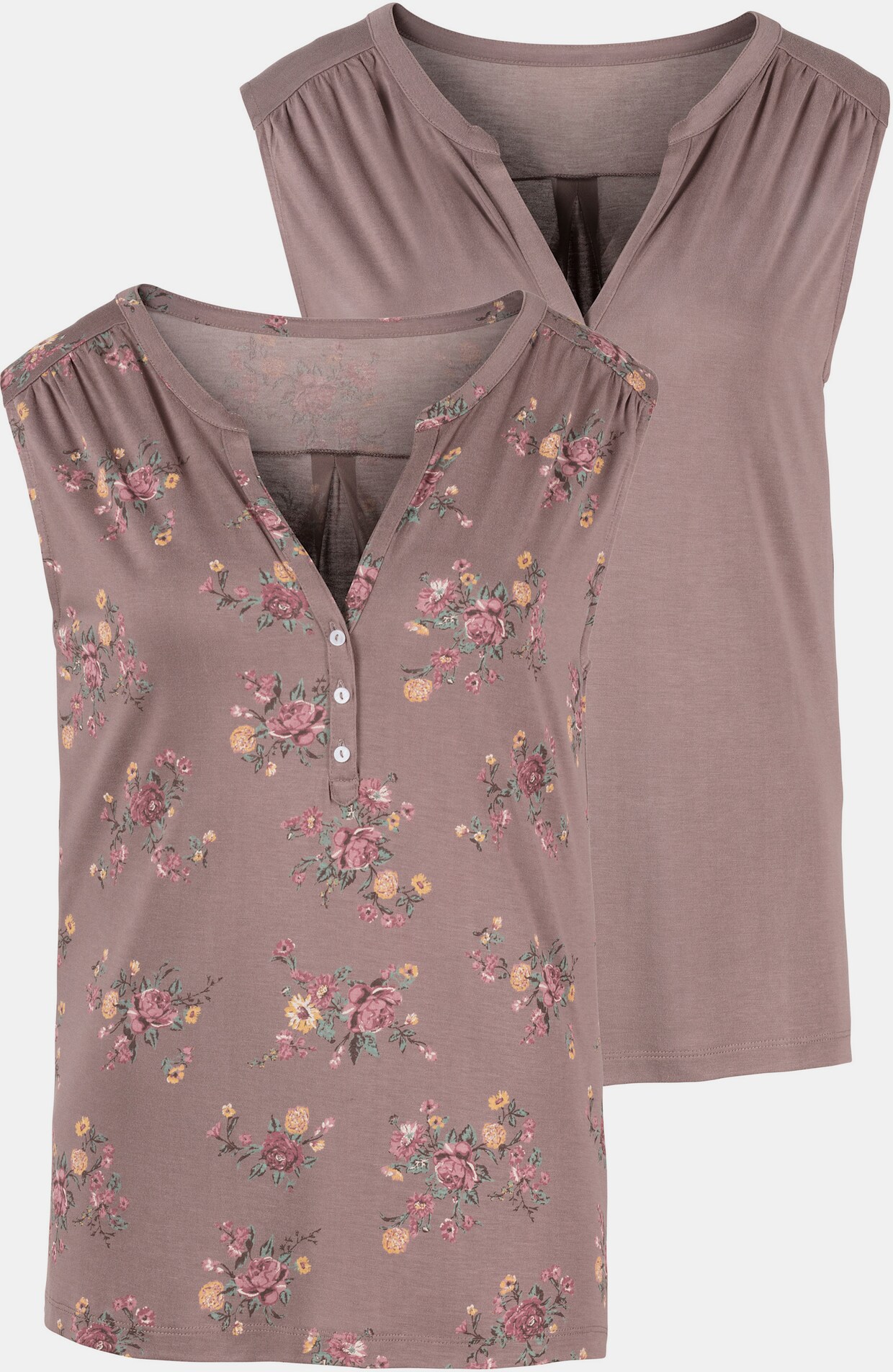 LASCANA Tanktop - taupe