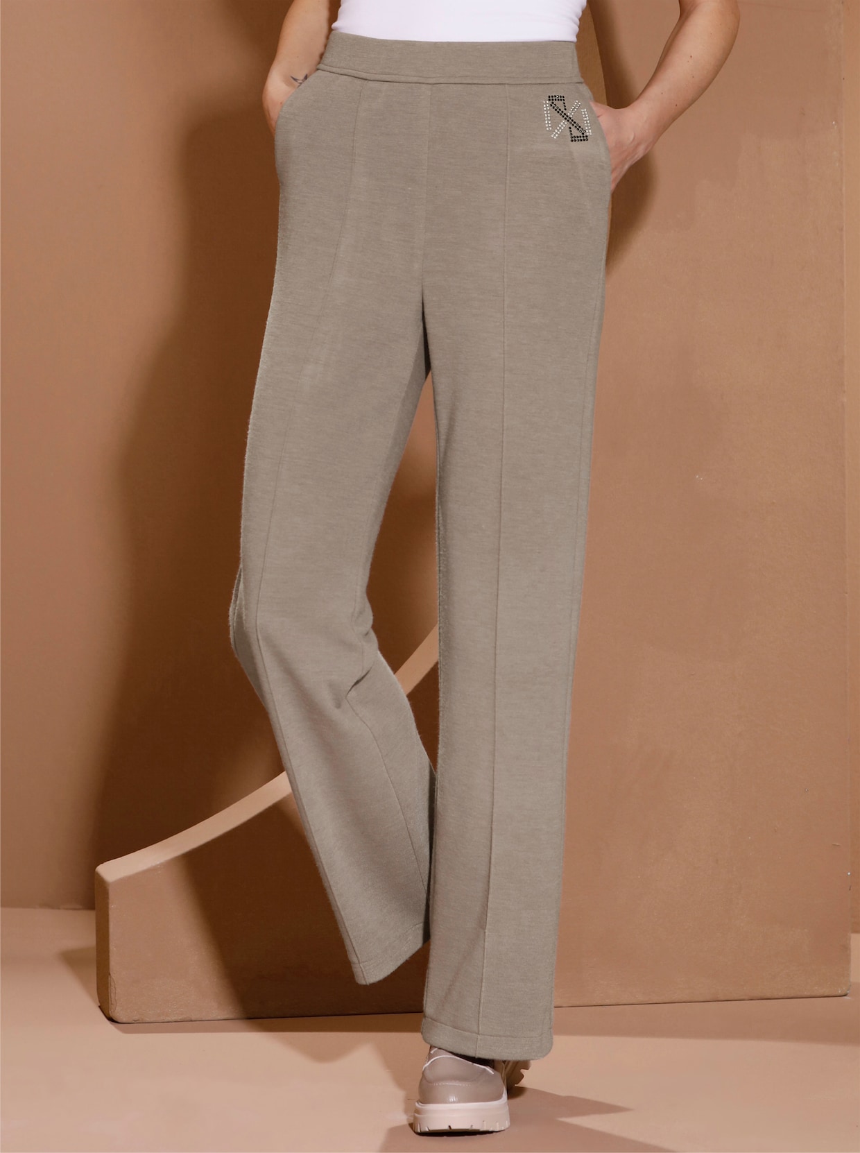 Broek - taupe