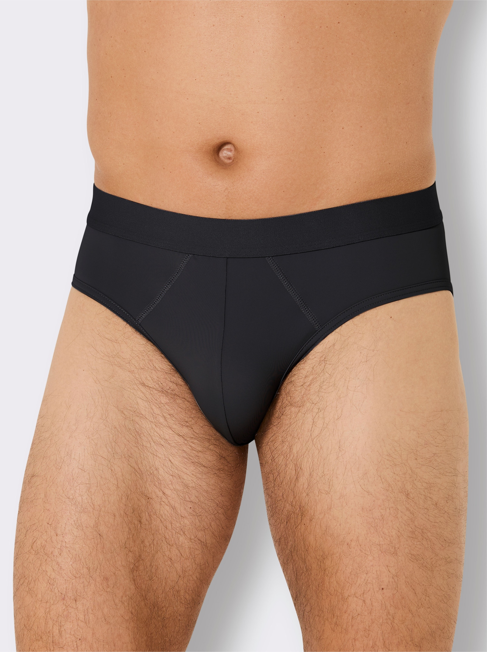 wäschepur men Slip - schwarz
