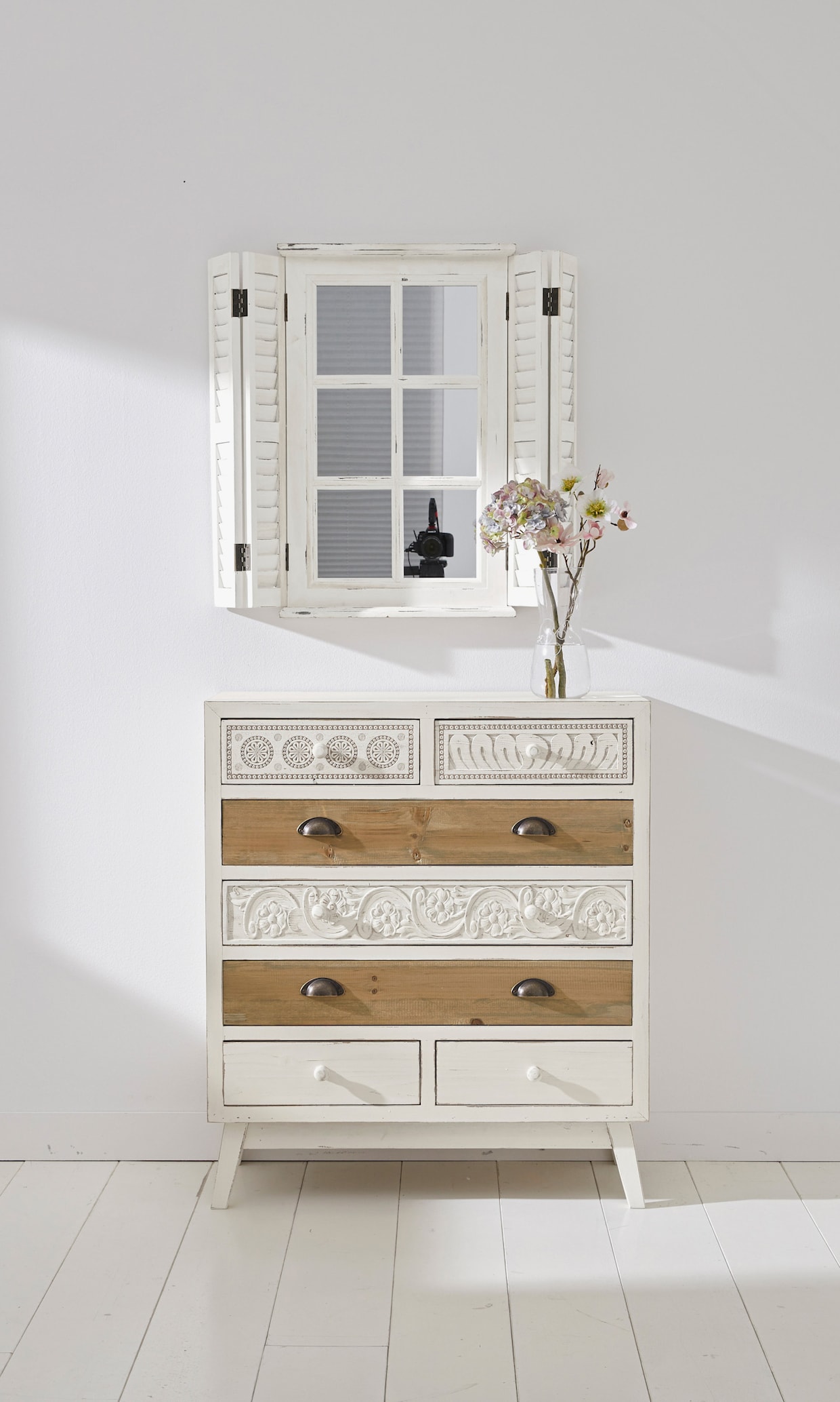 heine home Fenêtre miroir - blanc