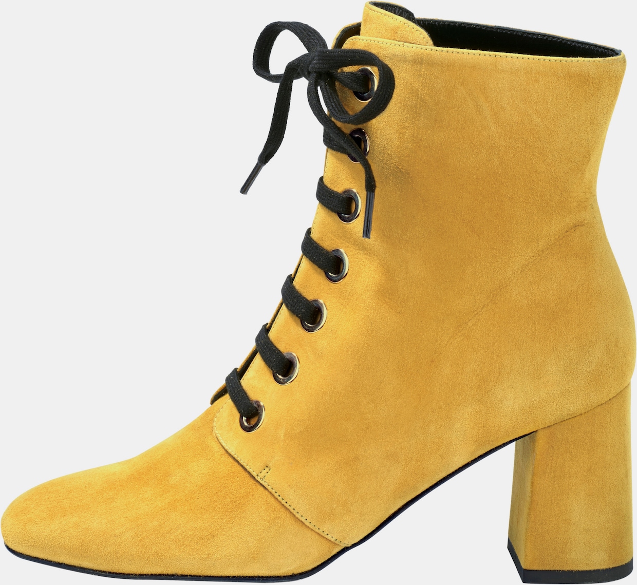heine Schnürstiefelette - gelb