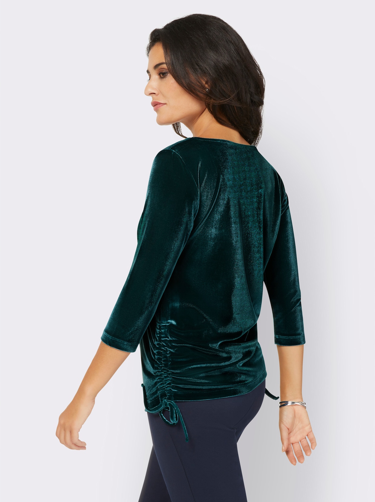 3/4-Arm-Shirt - petrol
