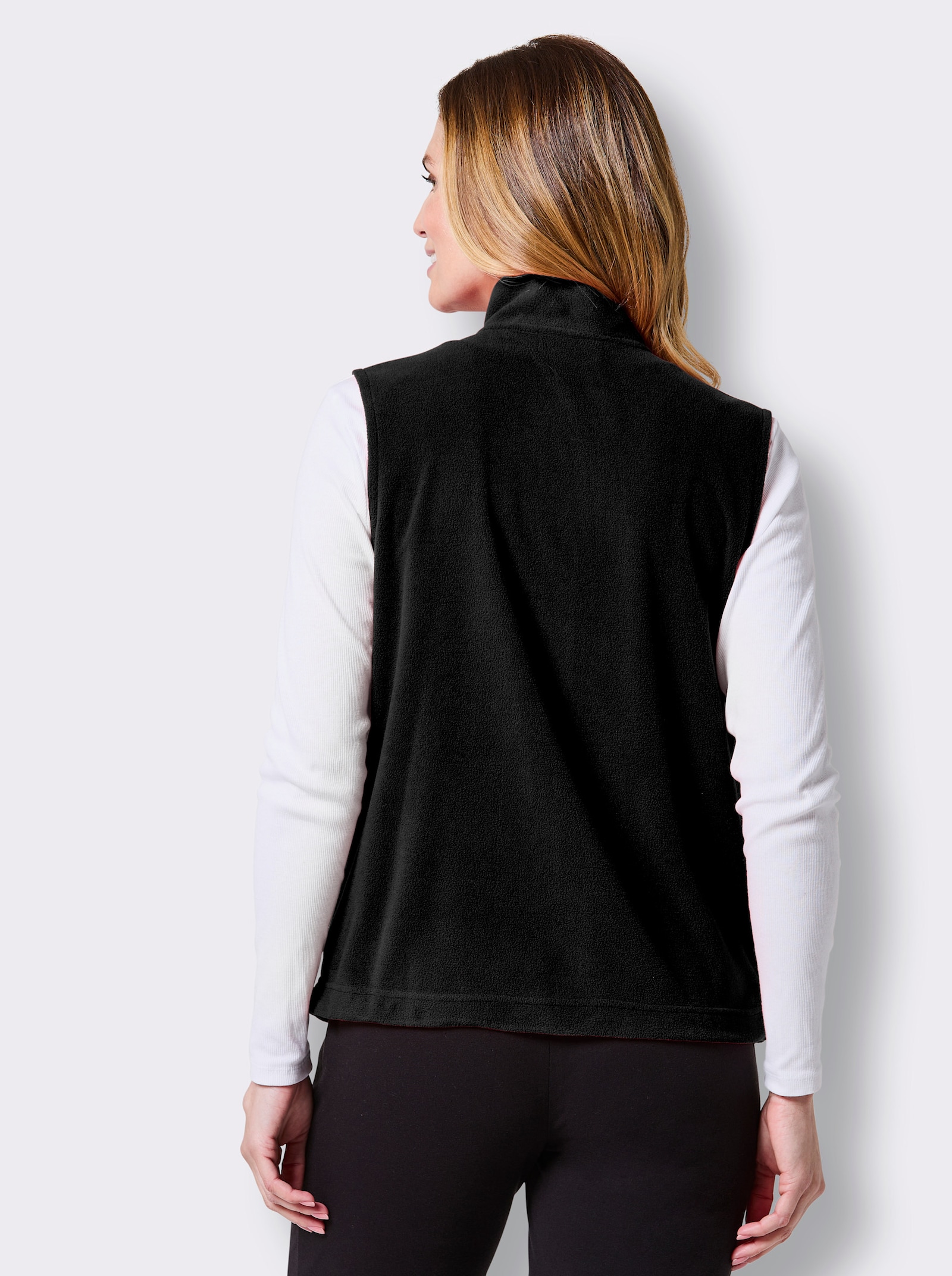 Catamaran Sports Fleeceweste mit weitenregulierbarem Saum - schwarz