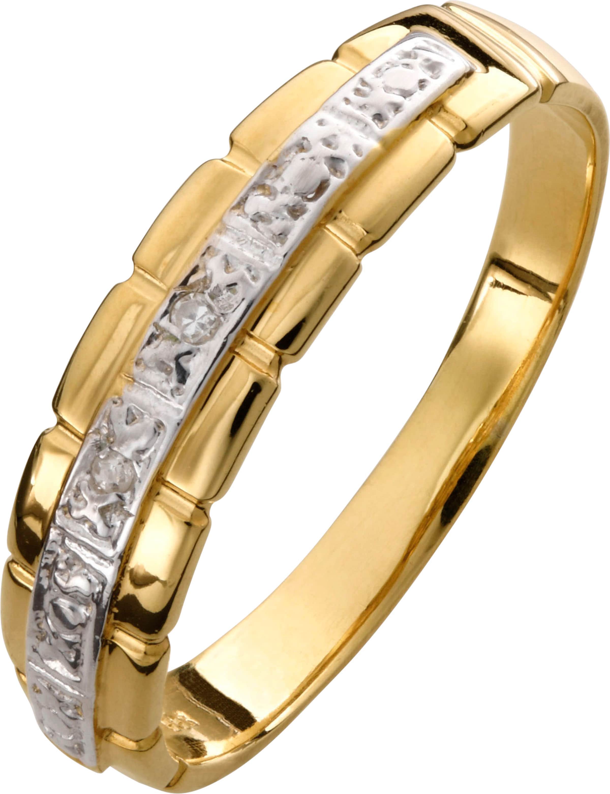 NE 2 günstig Kaufen-Ring in Gelbgold 375 von heine. Ring in Gelbgold 375 von heine <![CDATA[Ein echter Schatz: Ring mit 2 Diamanten. Aus 375er Gelbgold, teilweise rhodiniert.]]>. 