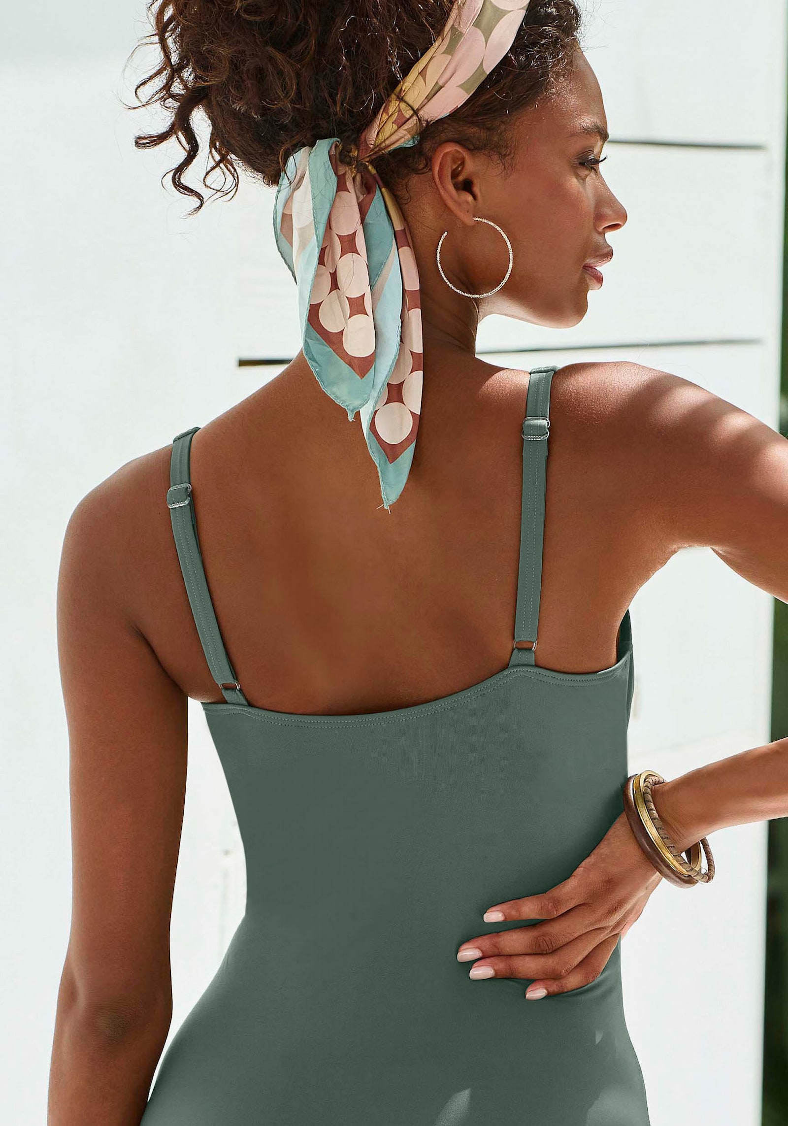 LASCANA Maillot de bain - olive imprimé